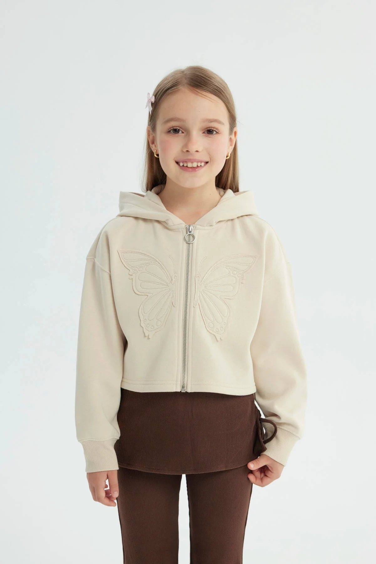 Polerón Niña Classic Beige