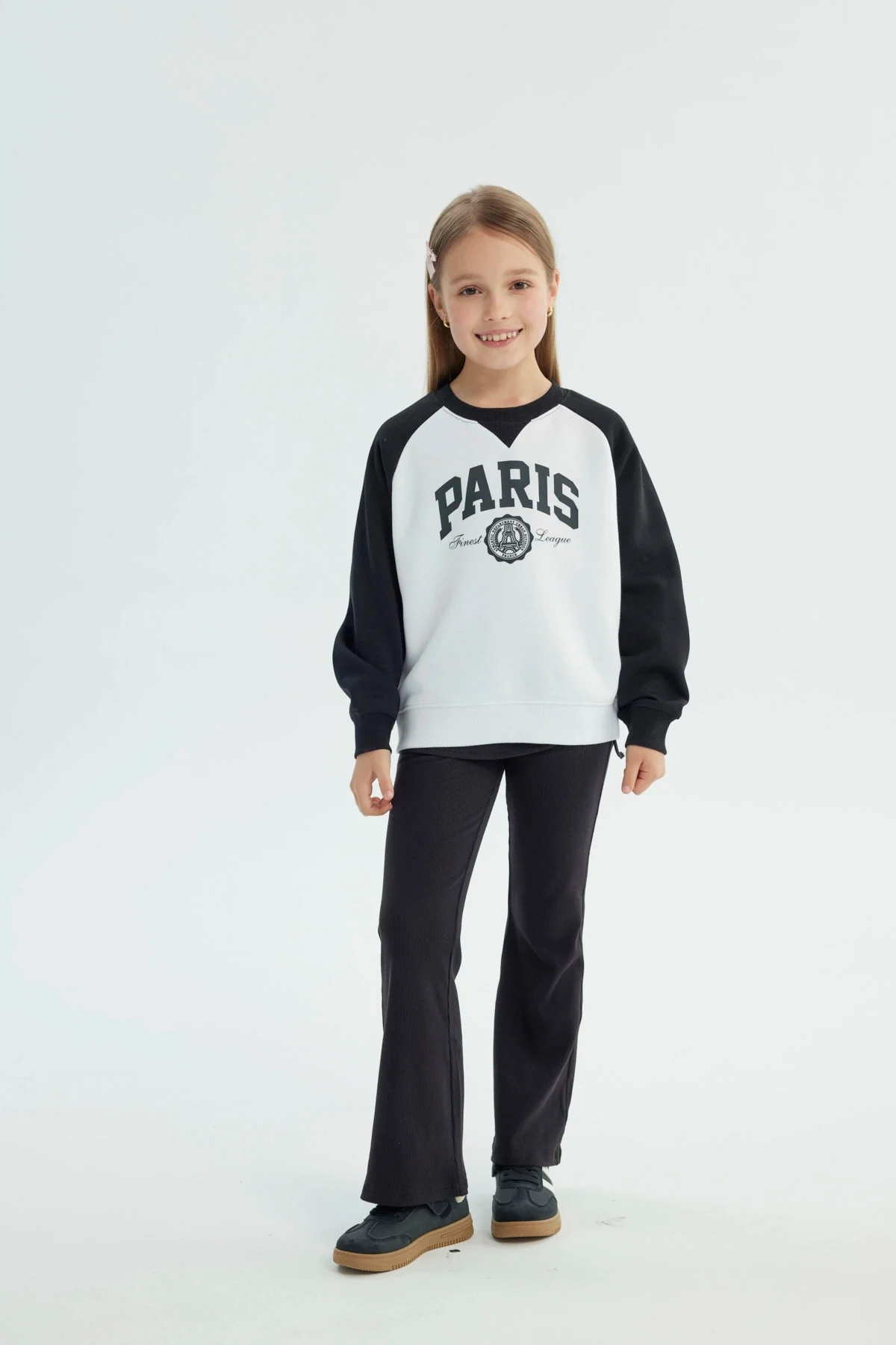 Polerón Niña Classic Negro - Image 4