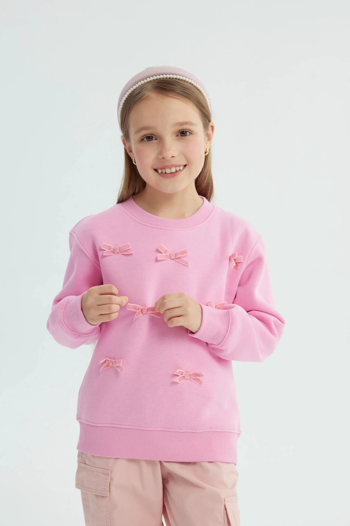 Polerón Niña Classic Rosado