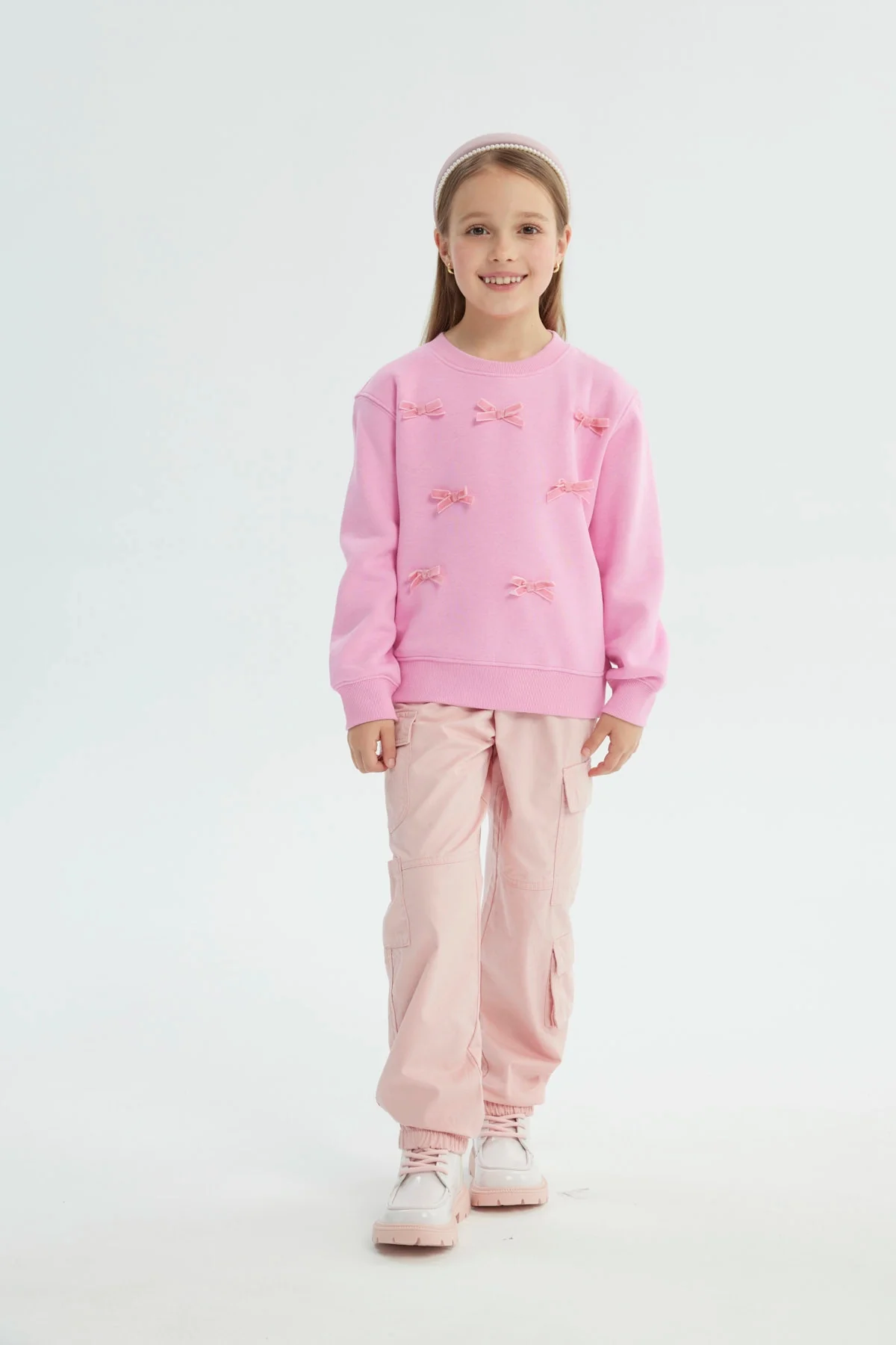 Polerón Niña Classic Rosado - Image 4