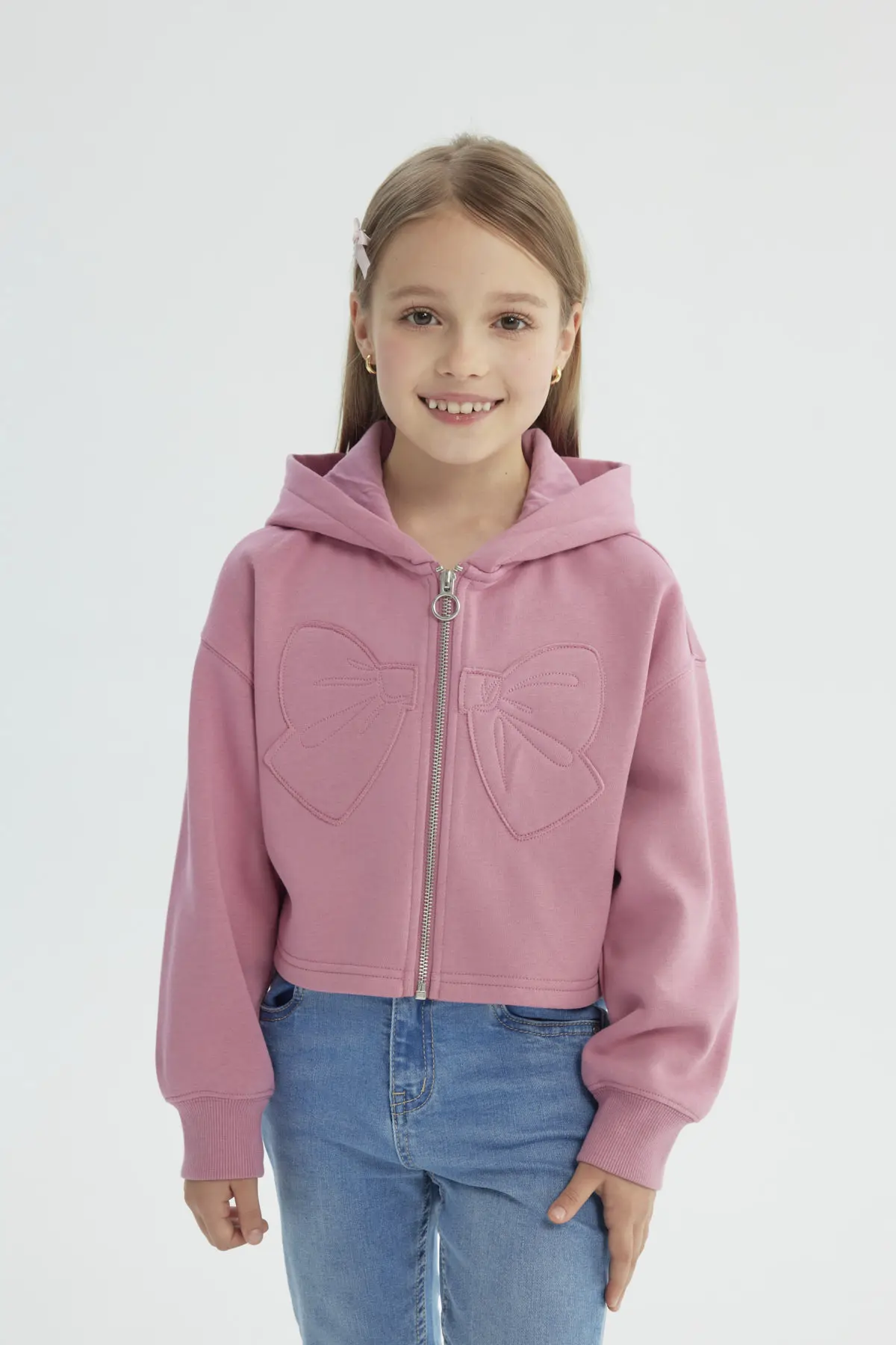 Polerón Niña Classic Rosado