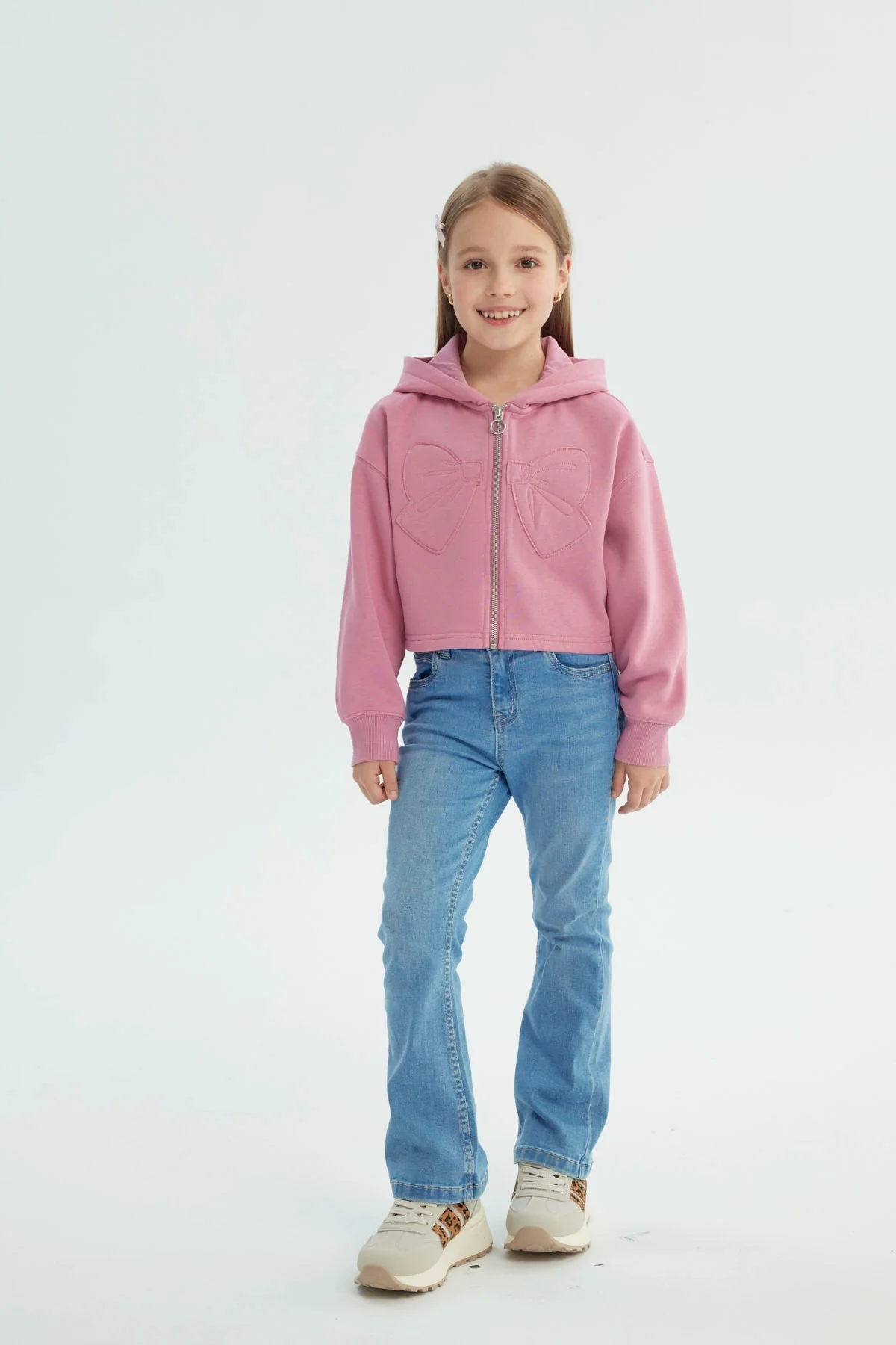 Polerón Niña Classic Rosado - Image 4