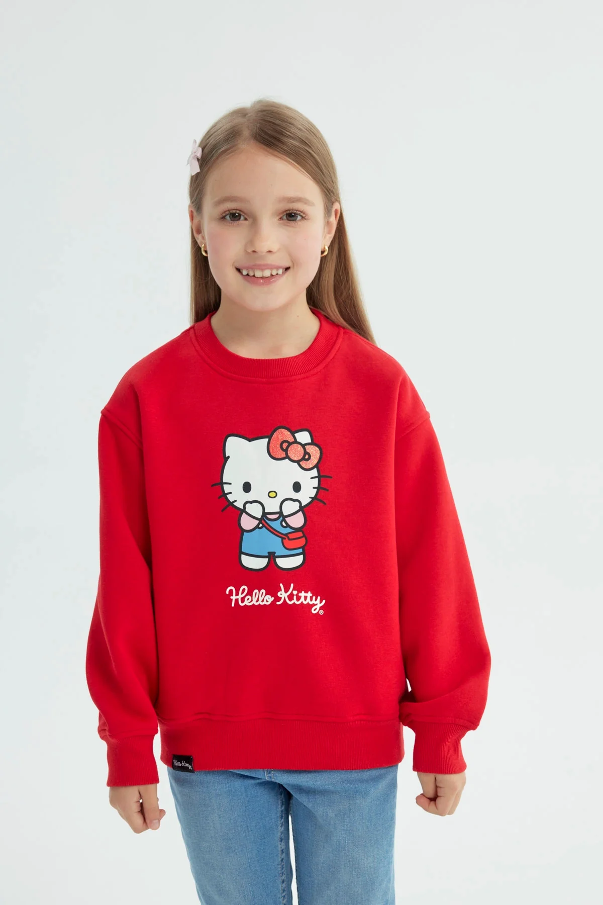 Polerón Niña Hello Kitty Rojo