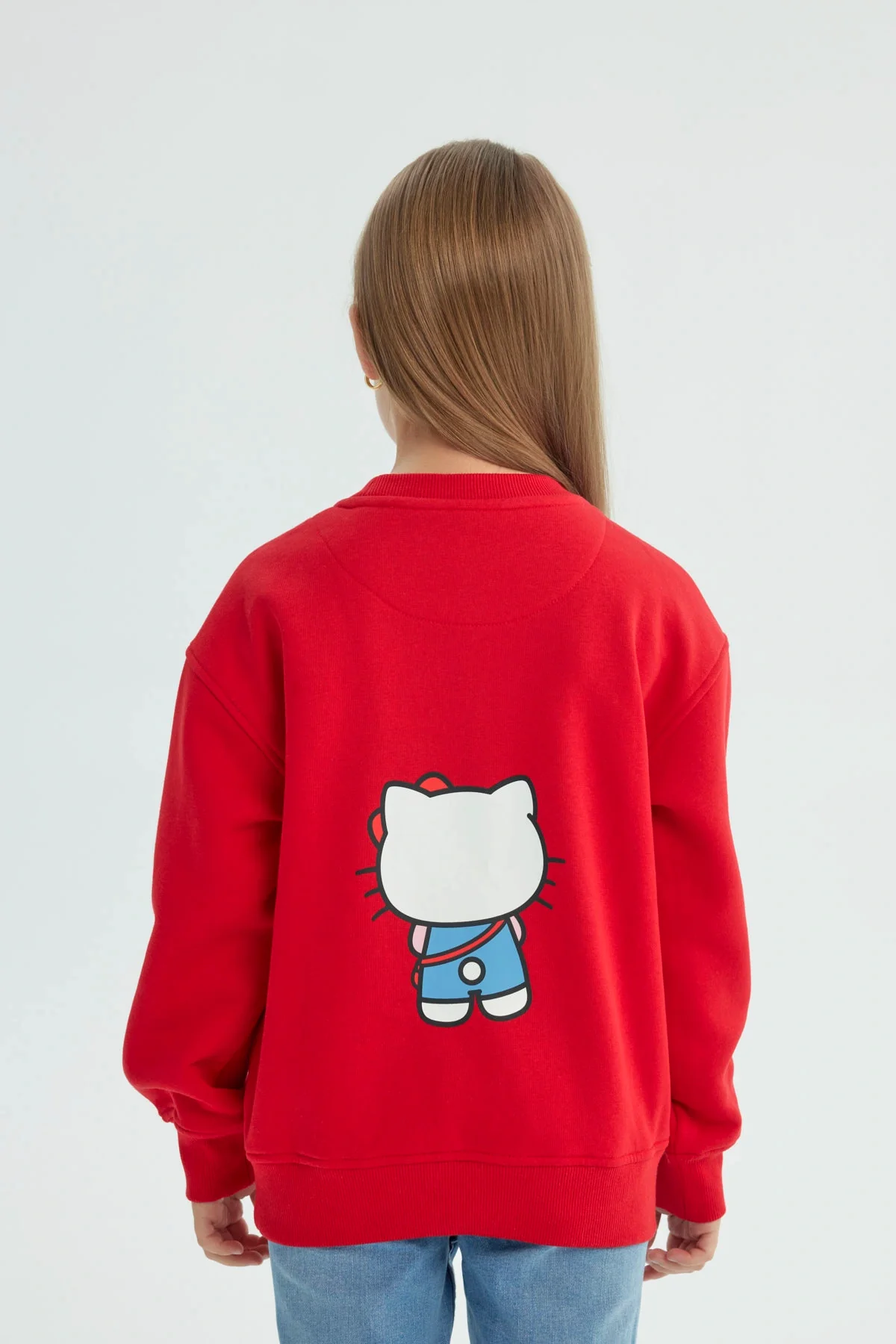 Polerón Niña Hello Kitty Rojo - Image 3