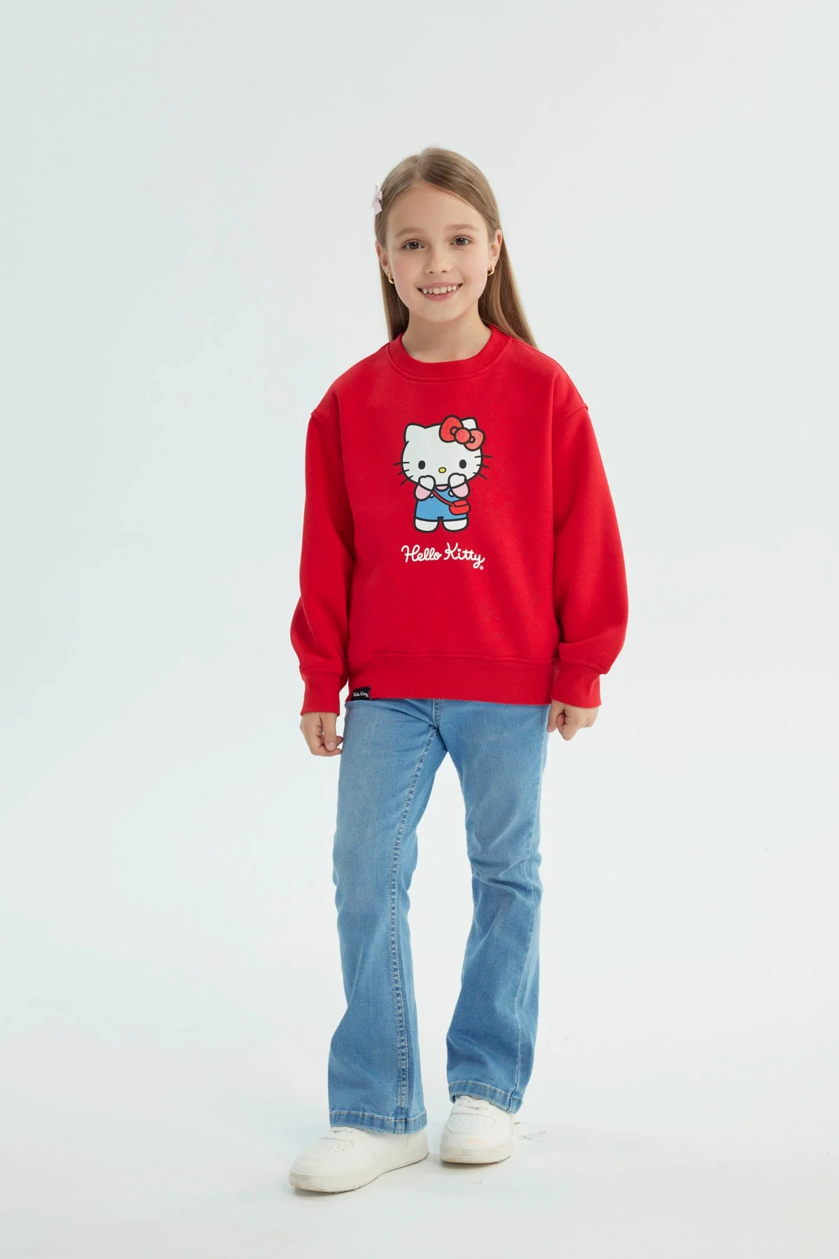 Polerón Niña Hello Kitty Rojo - Image 4