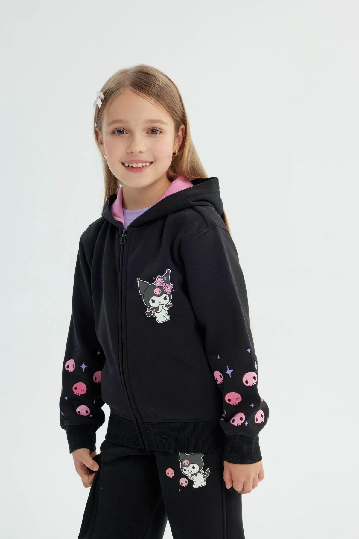 Polerón Niña Kuromi Negro - Image 2