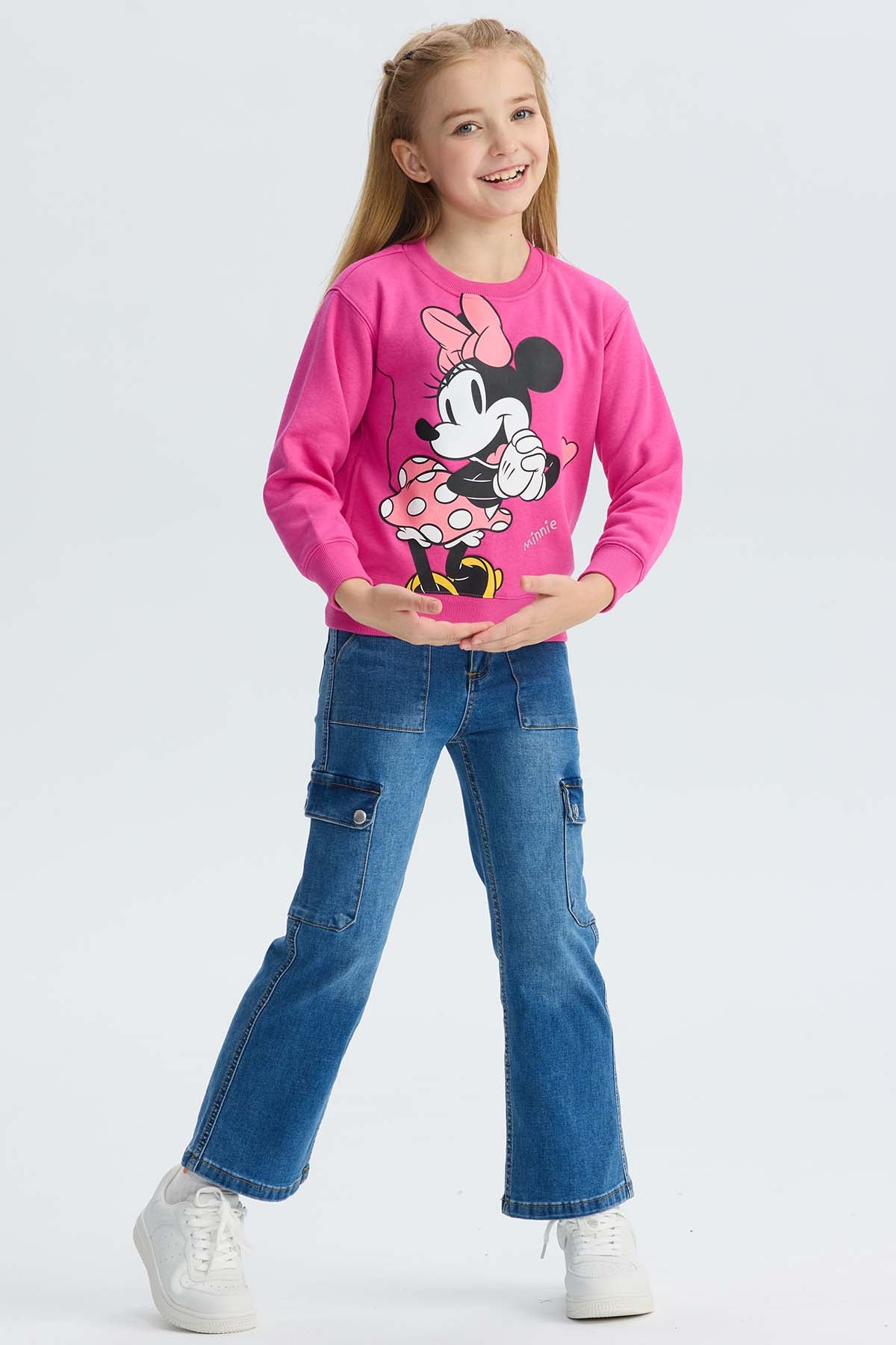 Polerón Niña Minnie Magenta - Image 4