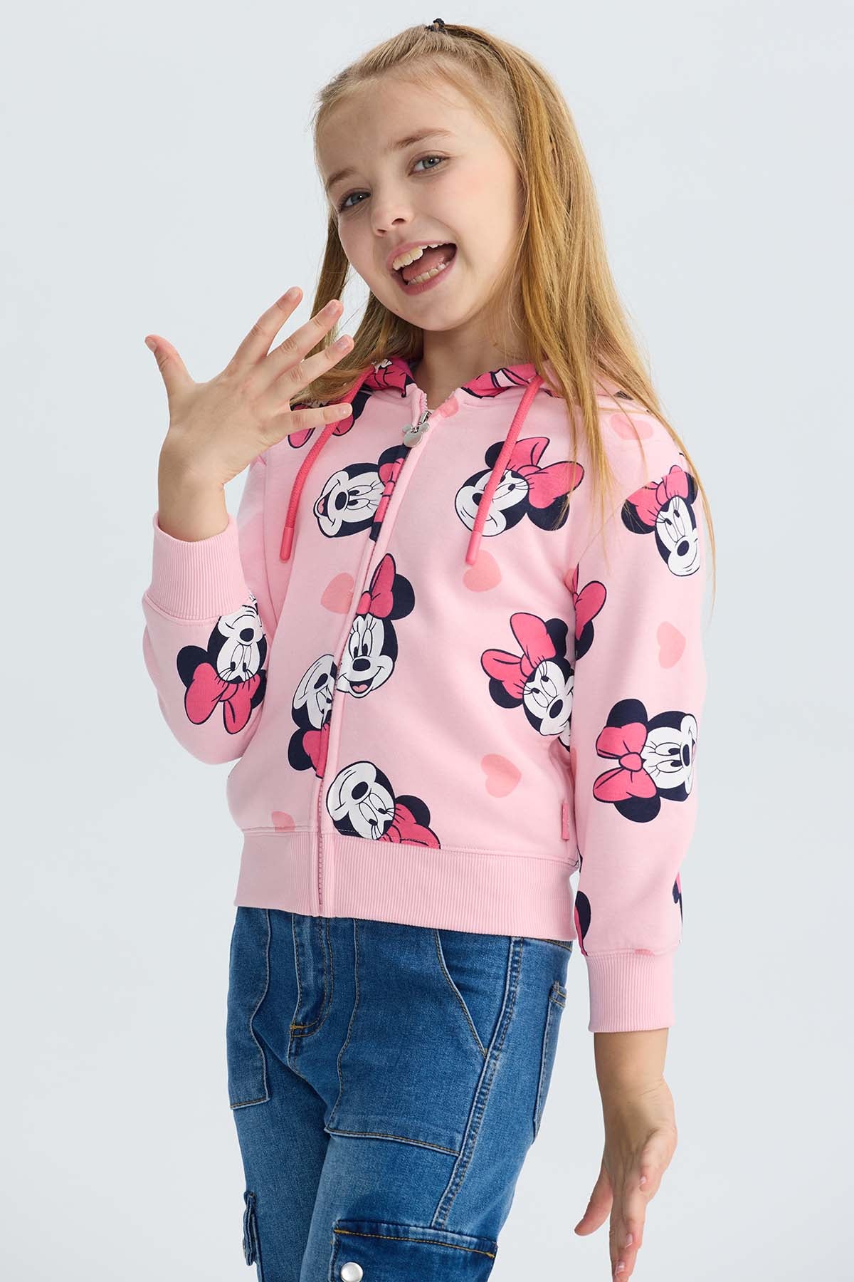 Polerón Niña Minnie Rosado - Image 2