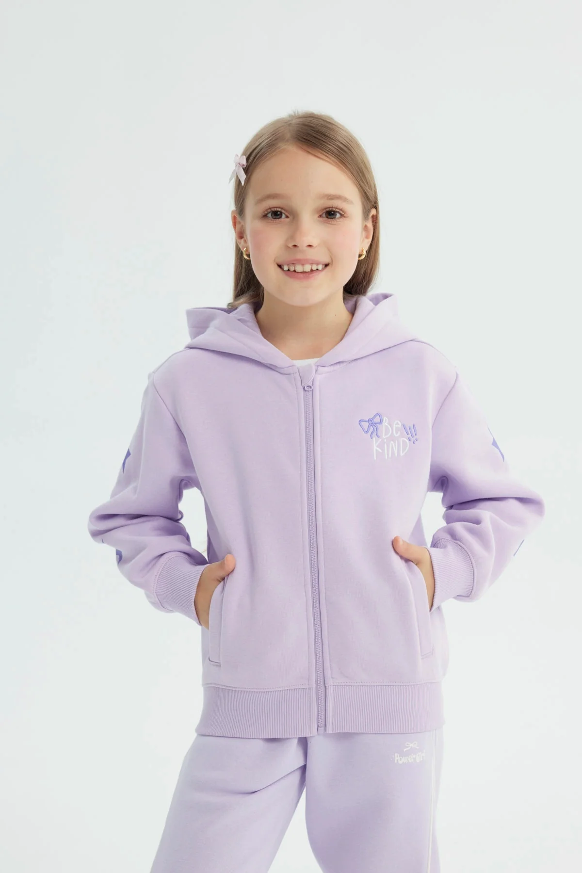 Polerón Niña Regular Lila