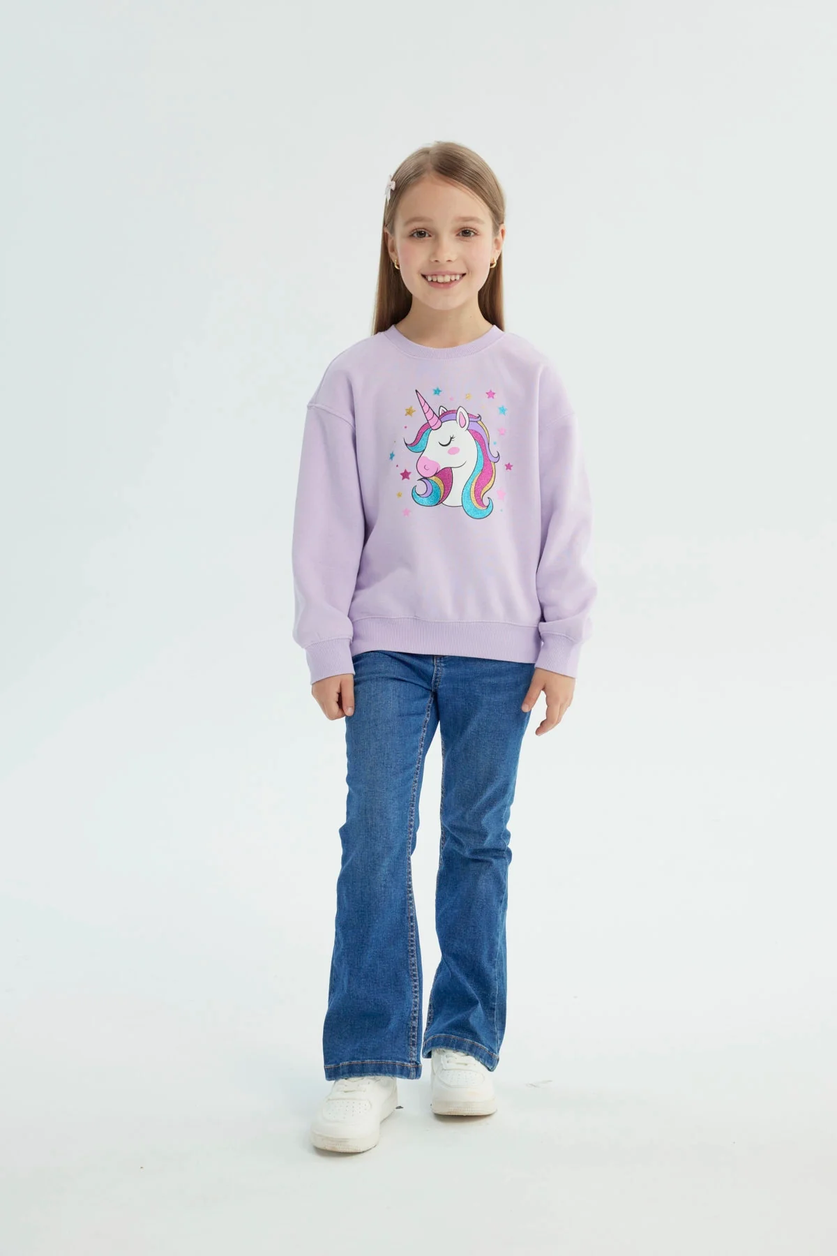 Polerón Niña Slim Lila - Image 4