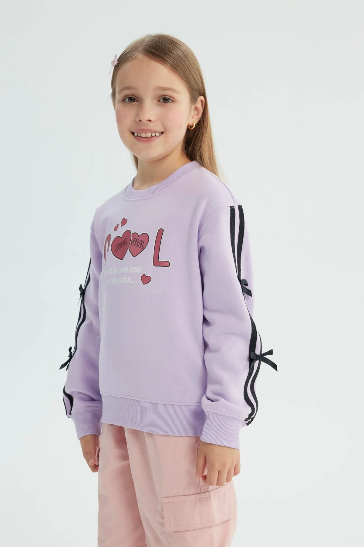 Polerón Niña Slim Lila - Image 2