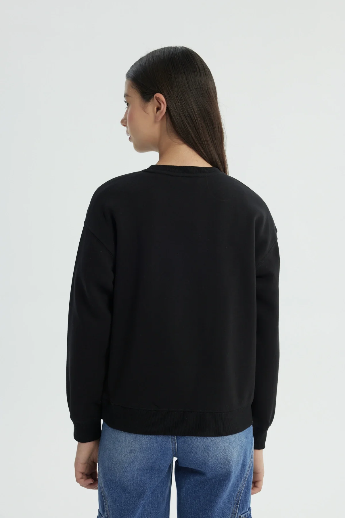 Polerón Niña Slim Negro - Image 3