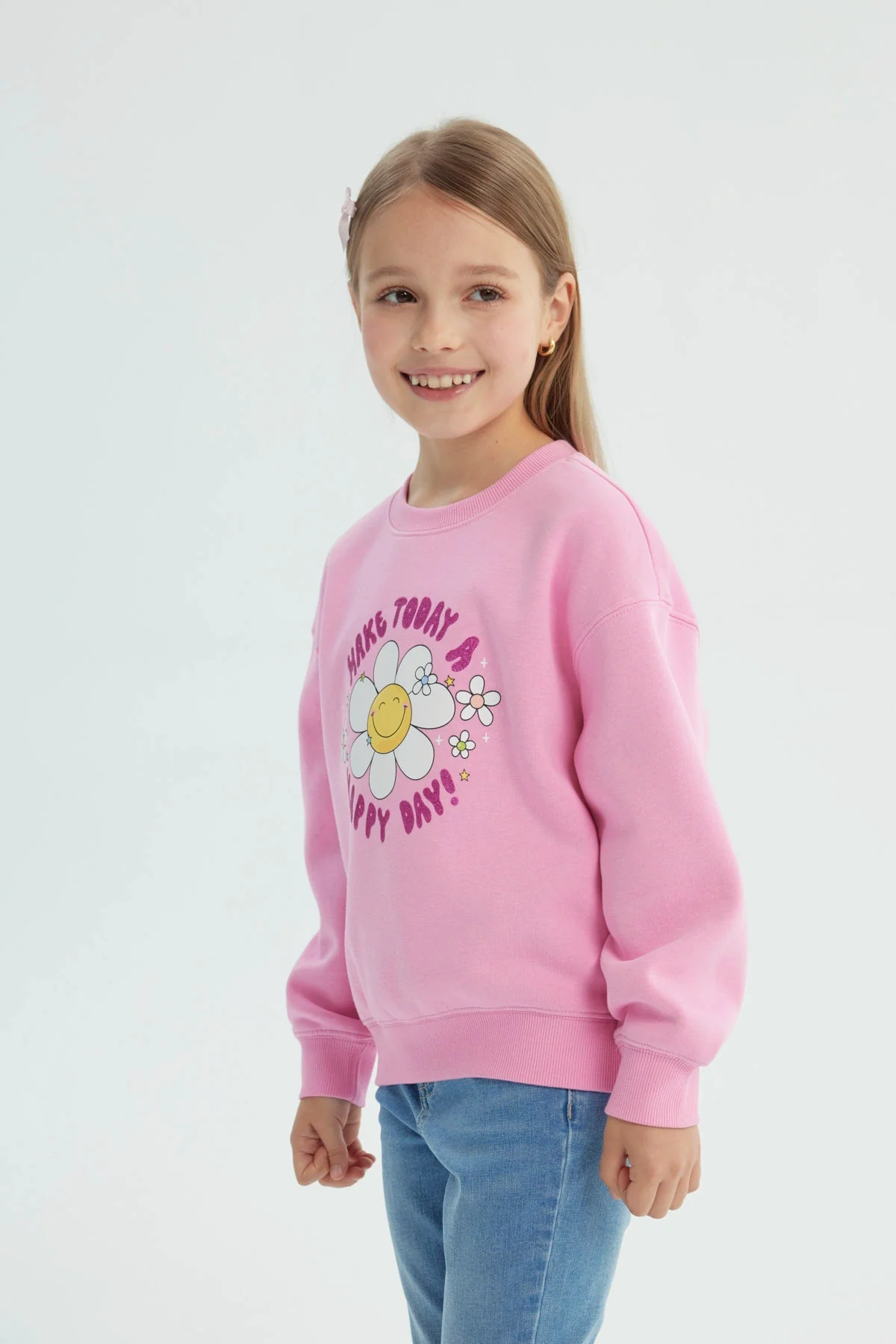 Polerón Niña Slim Rosado - Image 2