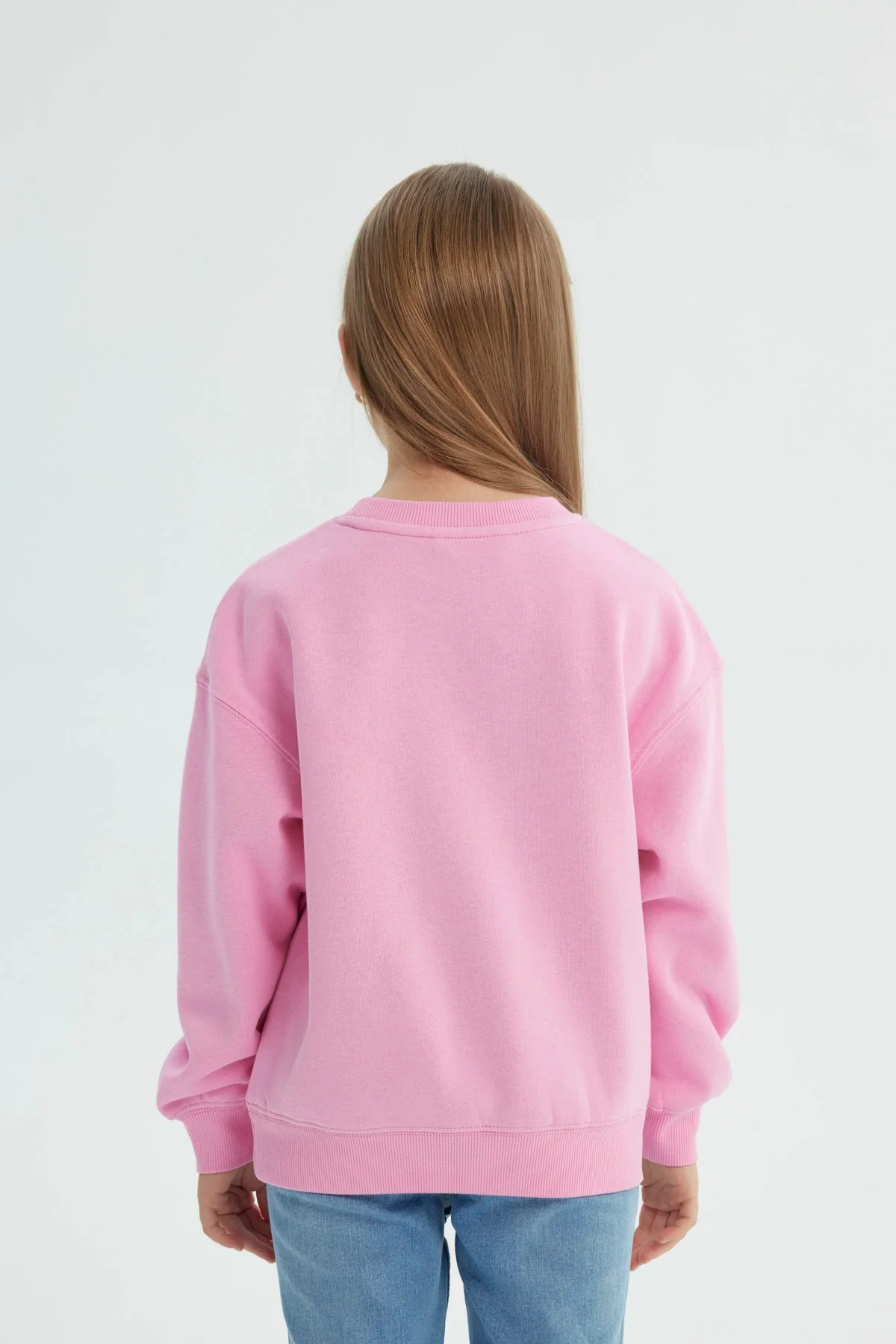 Polerón Niña Slim Rosado - Image 3