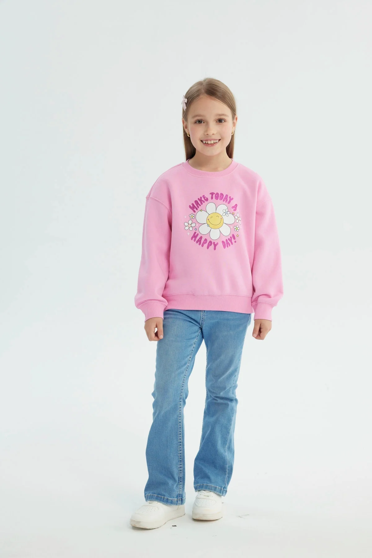 Polerón Niña Slim Rosado - Image 4