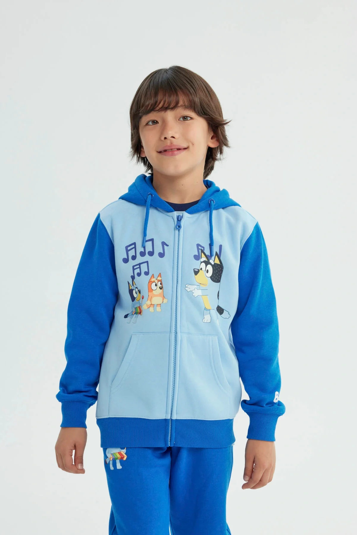 Polerón Niño Bluey Celeste