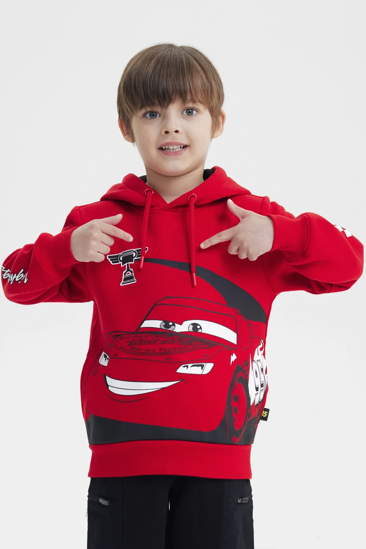 Polerón Niño Cars Rojo