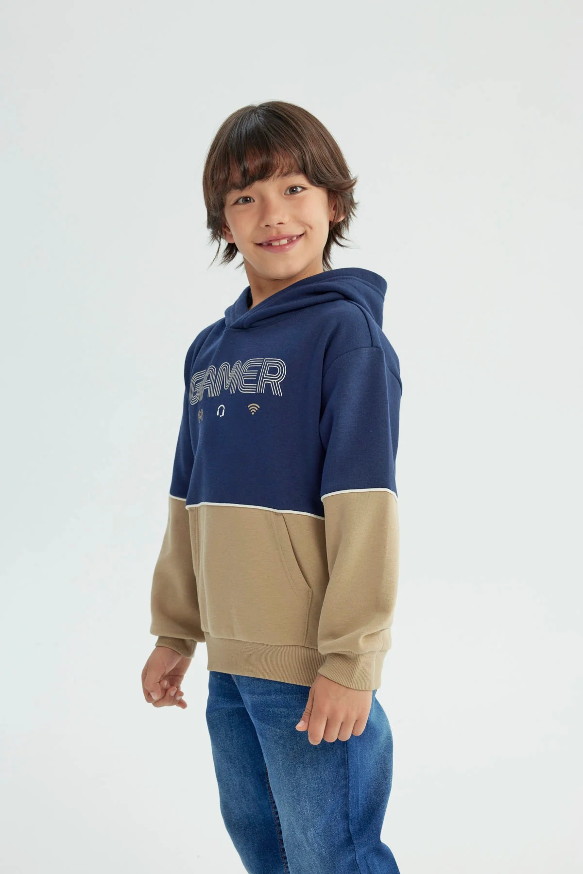 Polerón Niño Classic Kaki - Image 2