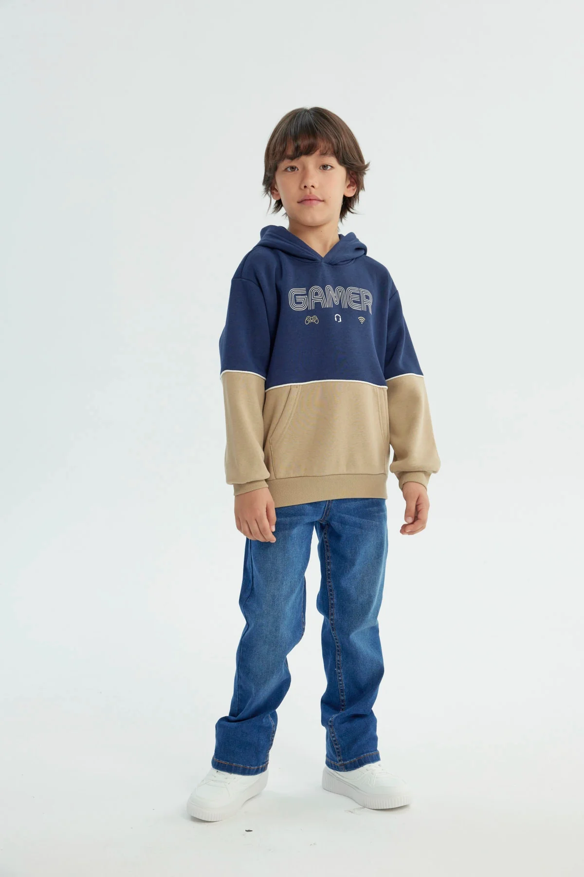Polerón Niño Classic Kaki - Image 4