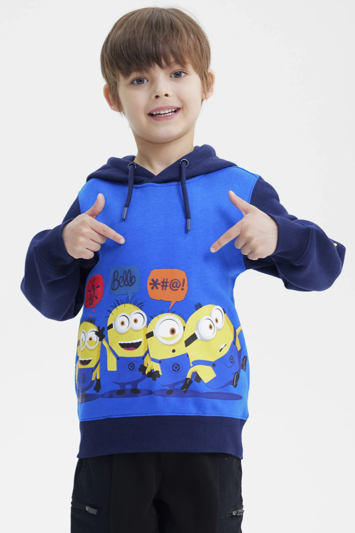 Polerón Niño Minions Azul
