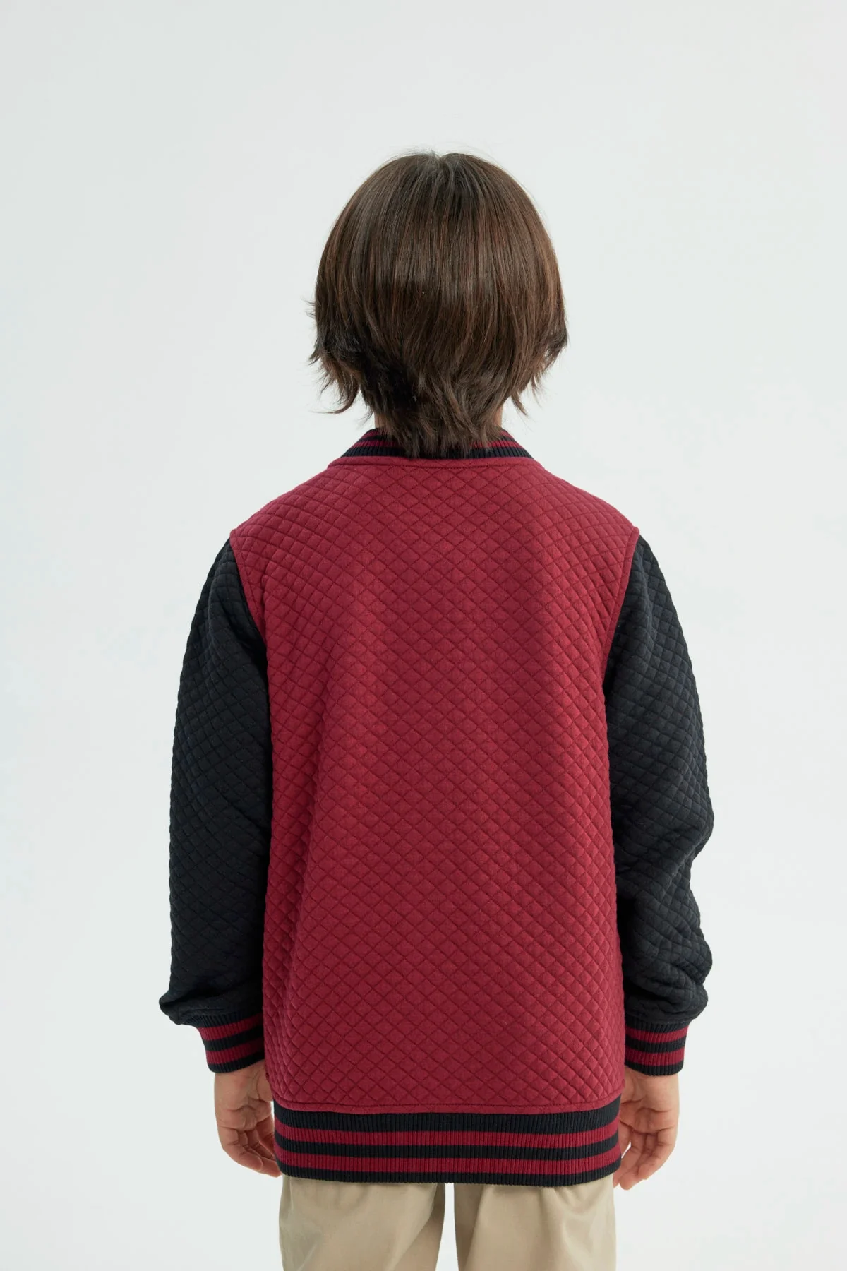 Polerón Niño Regular Rojo Oscuro - Image 3
