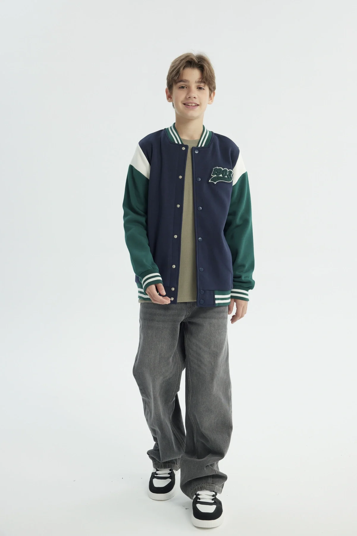 Polerón Niño Slim Azul Oscuro - Image 4