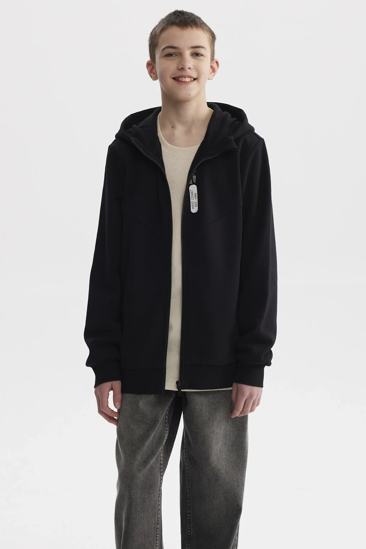 Polerón Niño Slim Negro