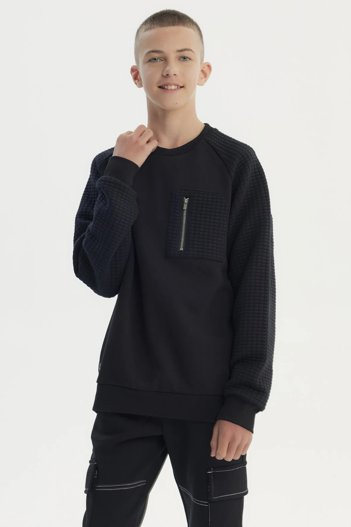 Polerón Niño Slim Negro