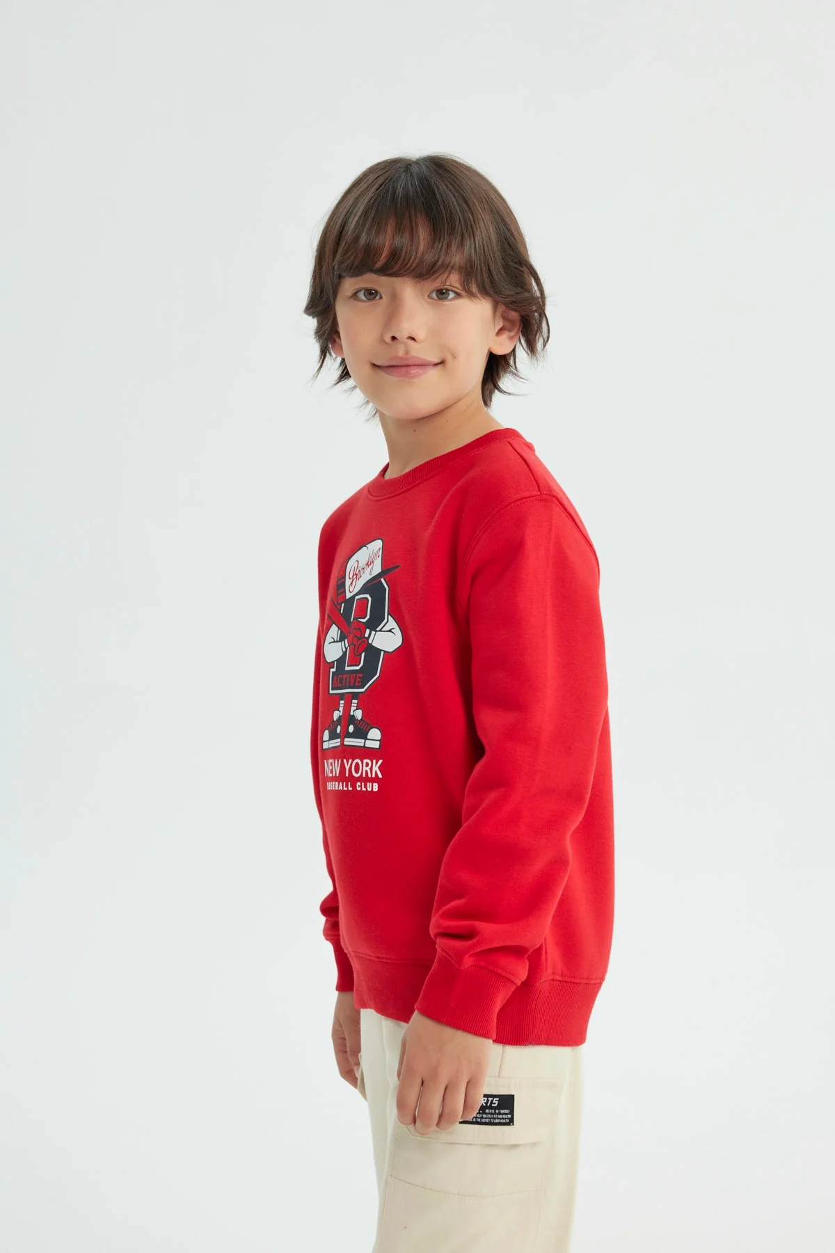 Polerón Niño Slim Rojo - Image 2