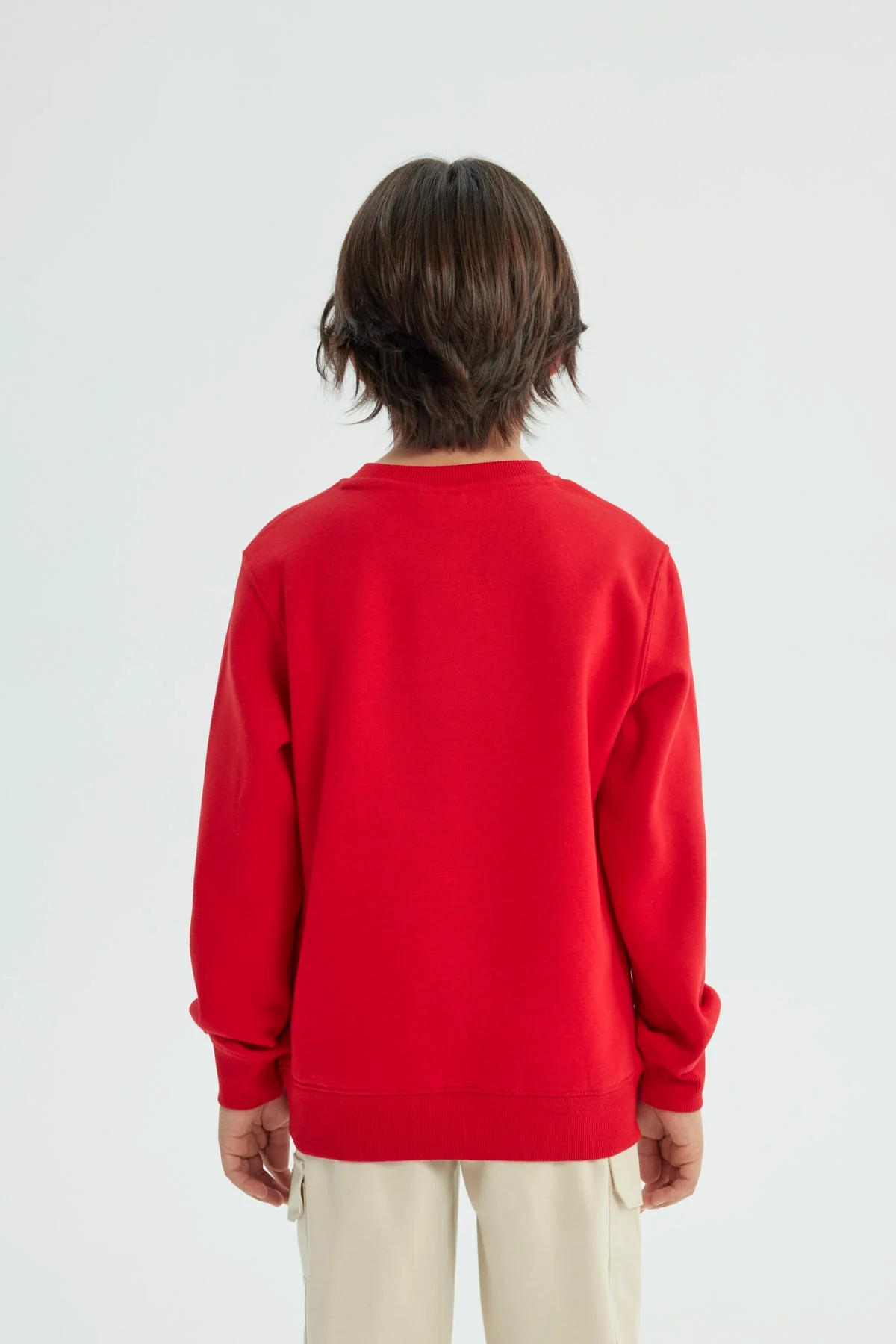 Polerón Niño Slim Rojo - Image 3
