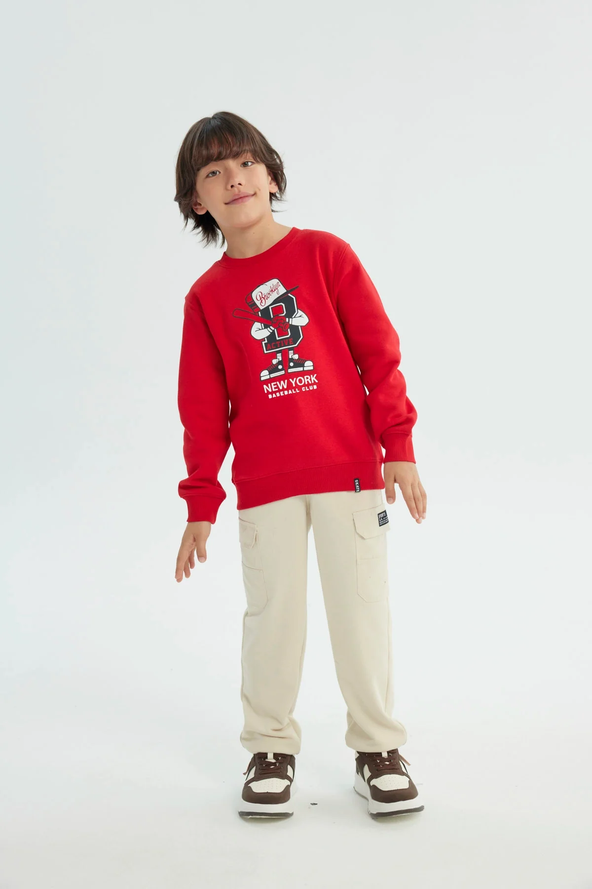 Polerón Niño Slim Rojo - Image 4