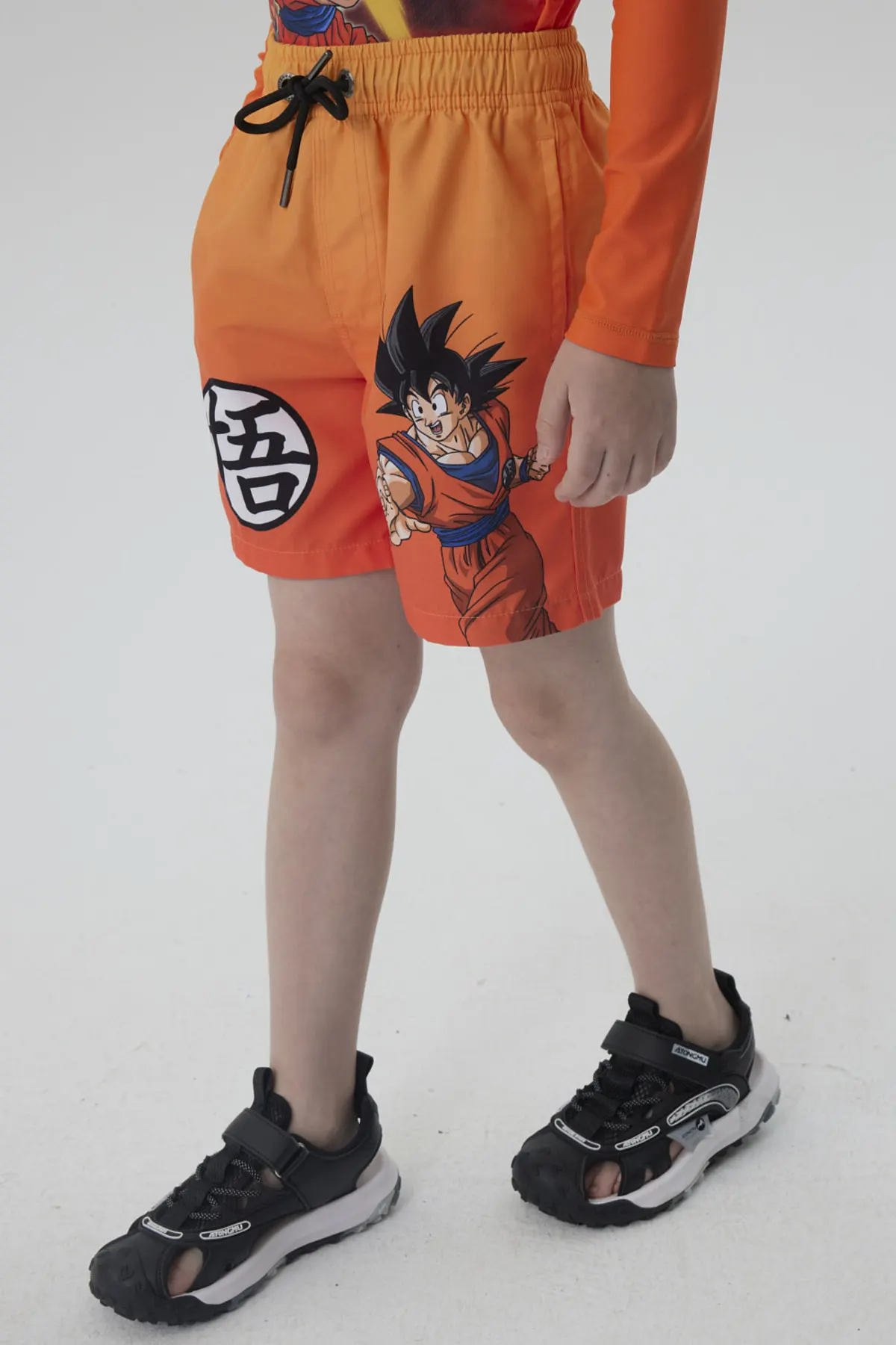 Short de Baño Niño Gokú Naranjo - Image 3