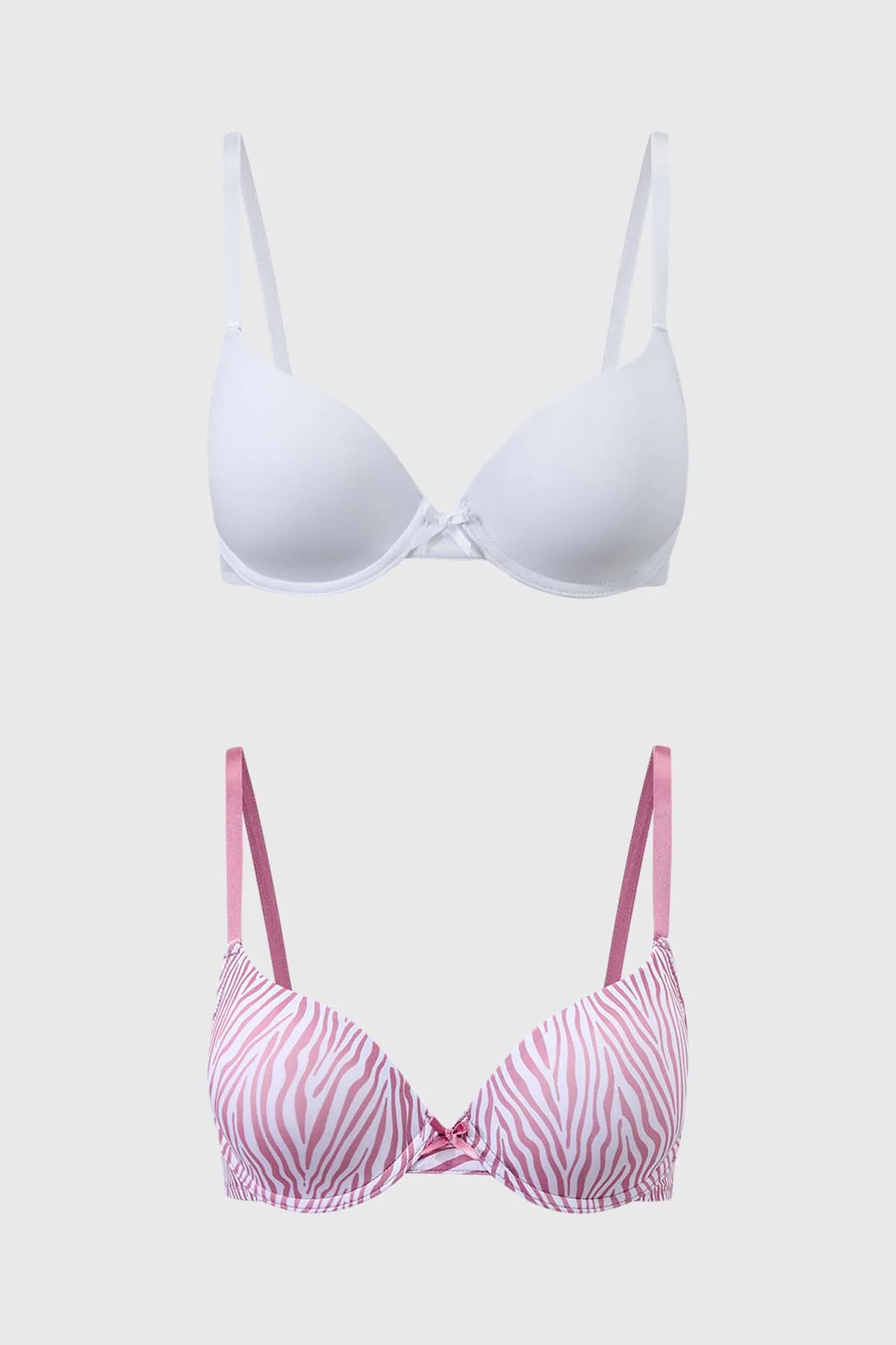 Sostén Mujer Bipack Copa Soft Estampado Rosa