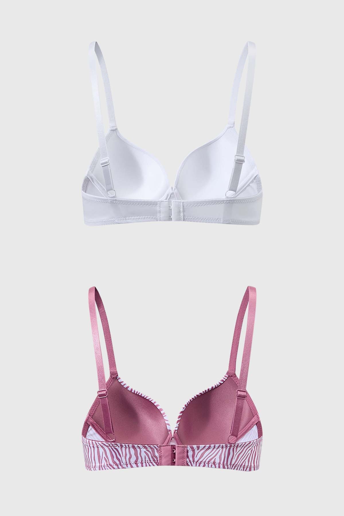 Sostén Mujer Bipack Copa Soft Estampado Rosa - Image 2