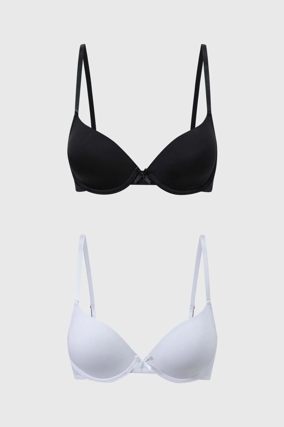 Sostén Mujer Bipack Copa Soft Liso Blanco