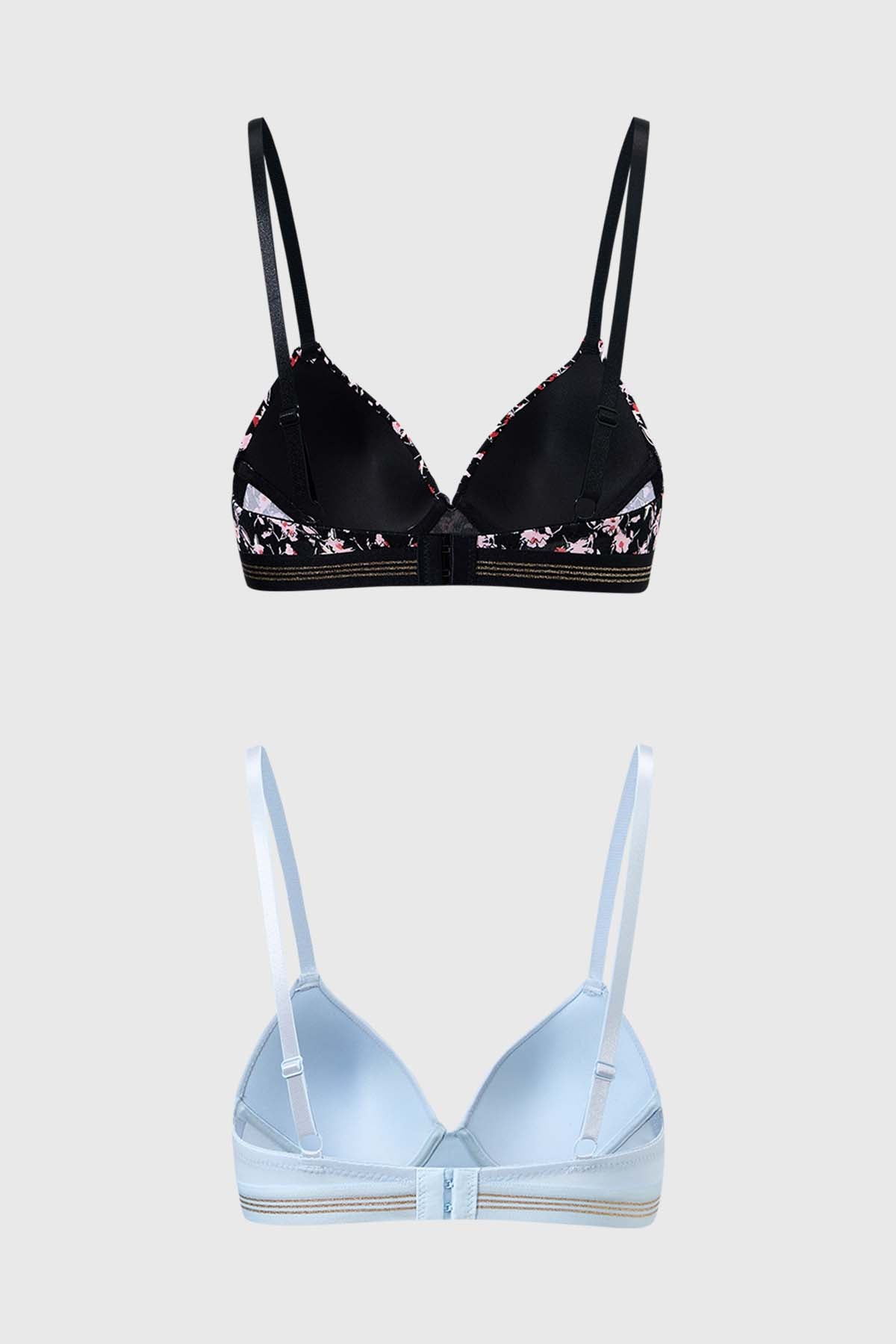 Sostén Mujer Bipack Full Print Negro - Image 2