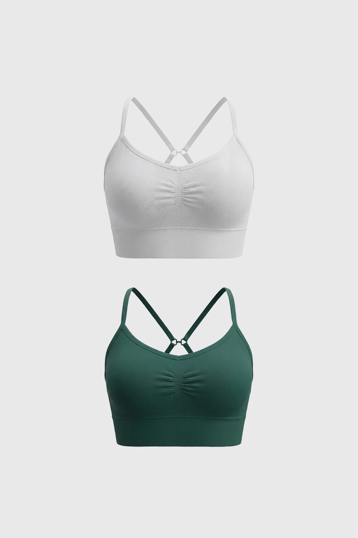 Sostén Mujer Bipack Peto Liso Turquesa