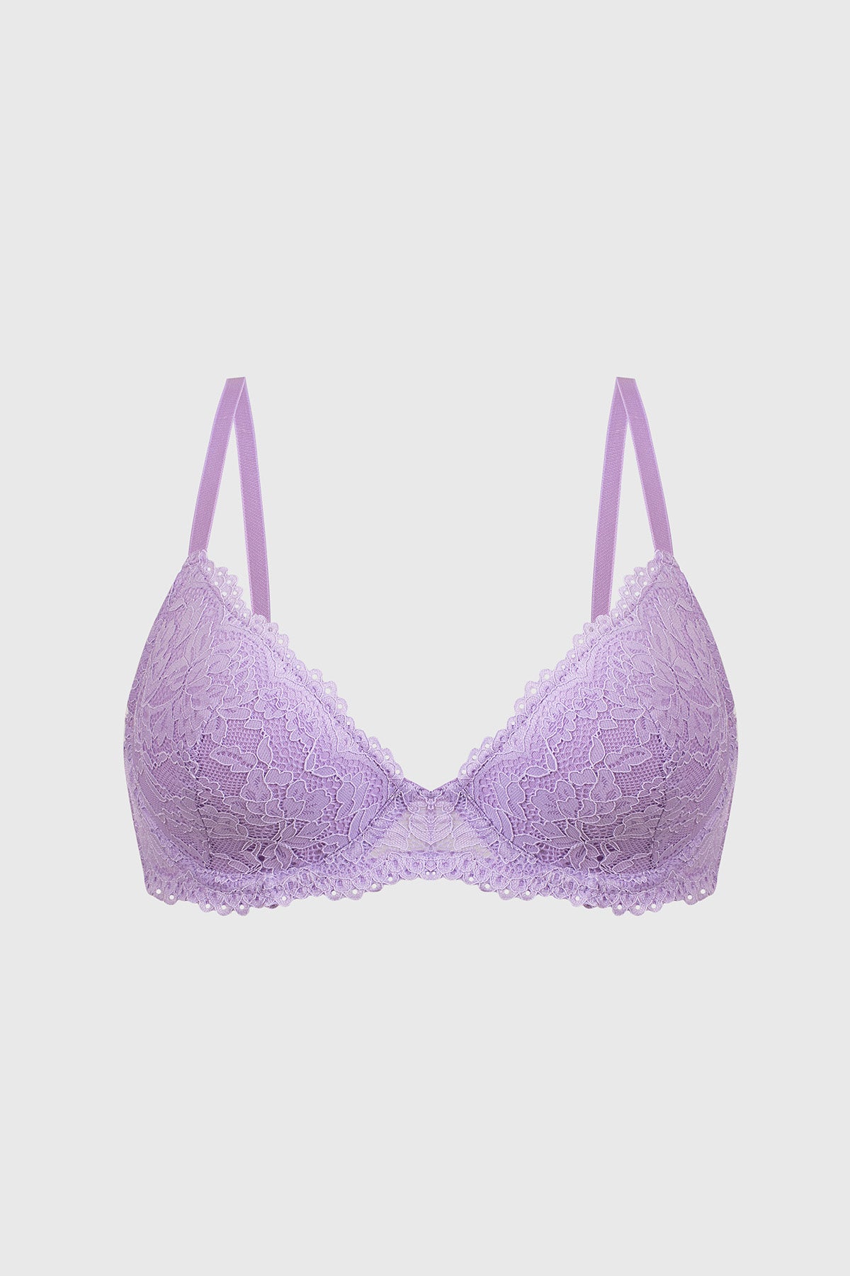 Sostén Mujer Copa Soft Encaje Lila
