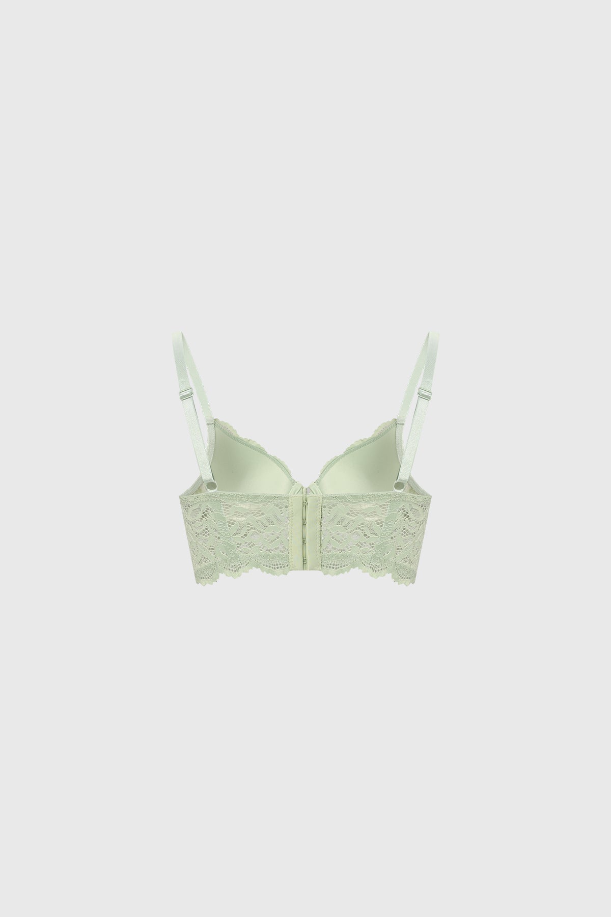 Sostén Mujer Corset Detalle Cruce Medio Menta - Image 2