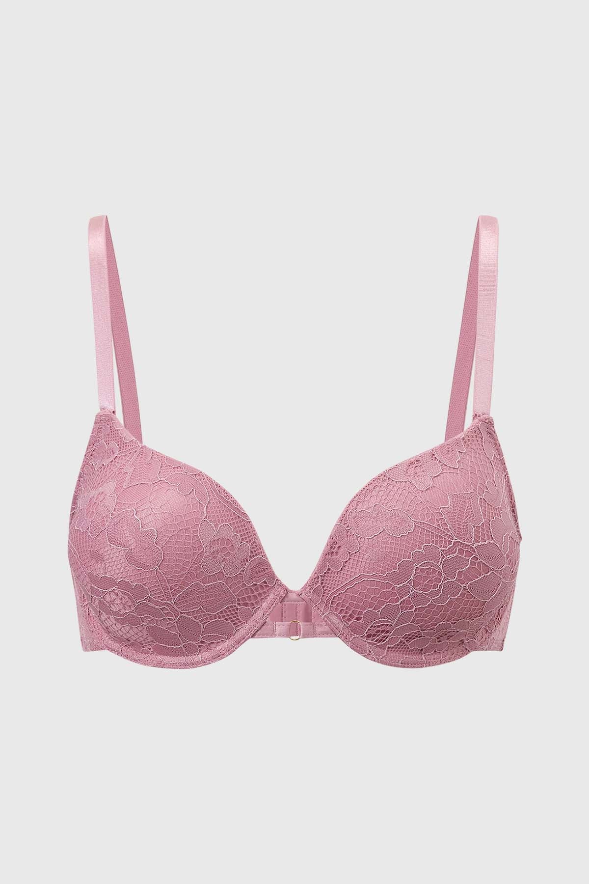 Sostén Mujer Encaje Rosa Viejo