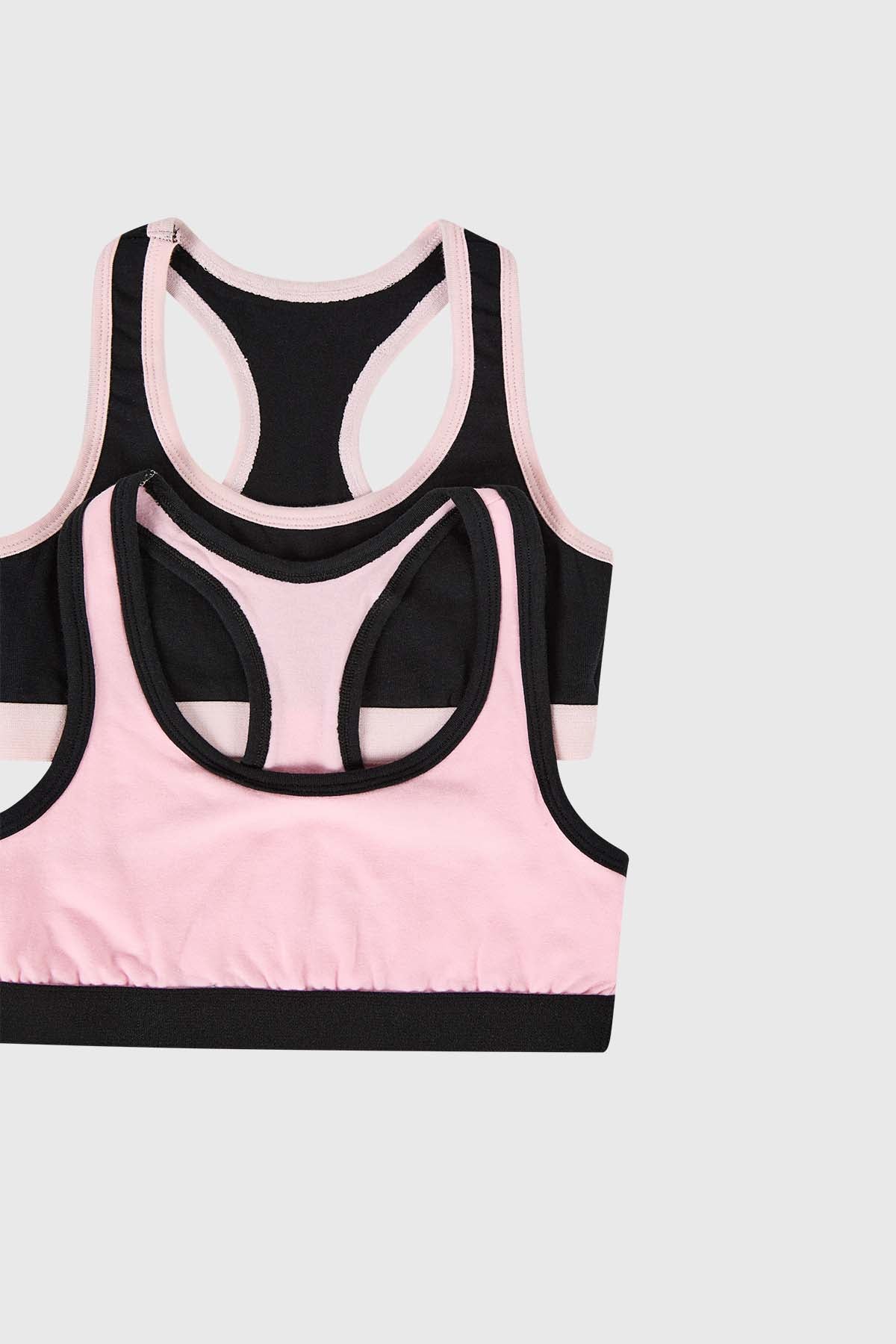 Sostén Niña Bipack Peto Deportivo Rosado - Image 2