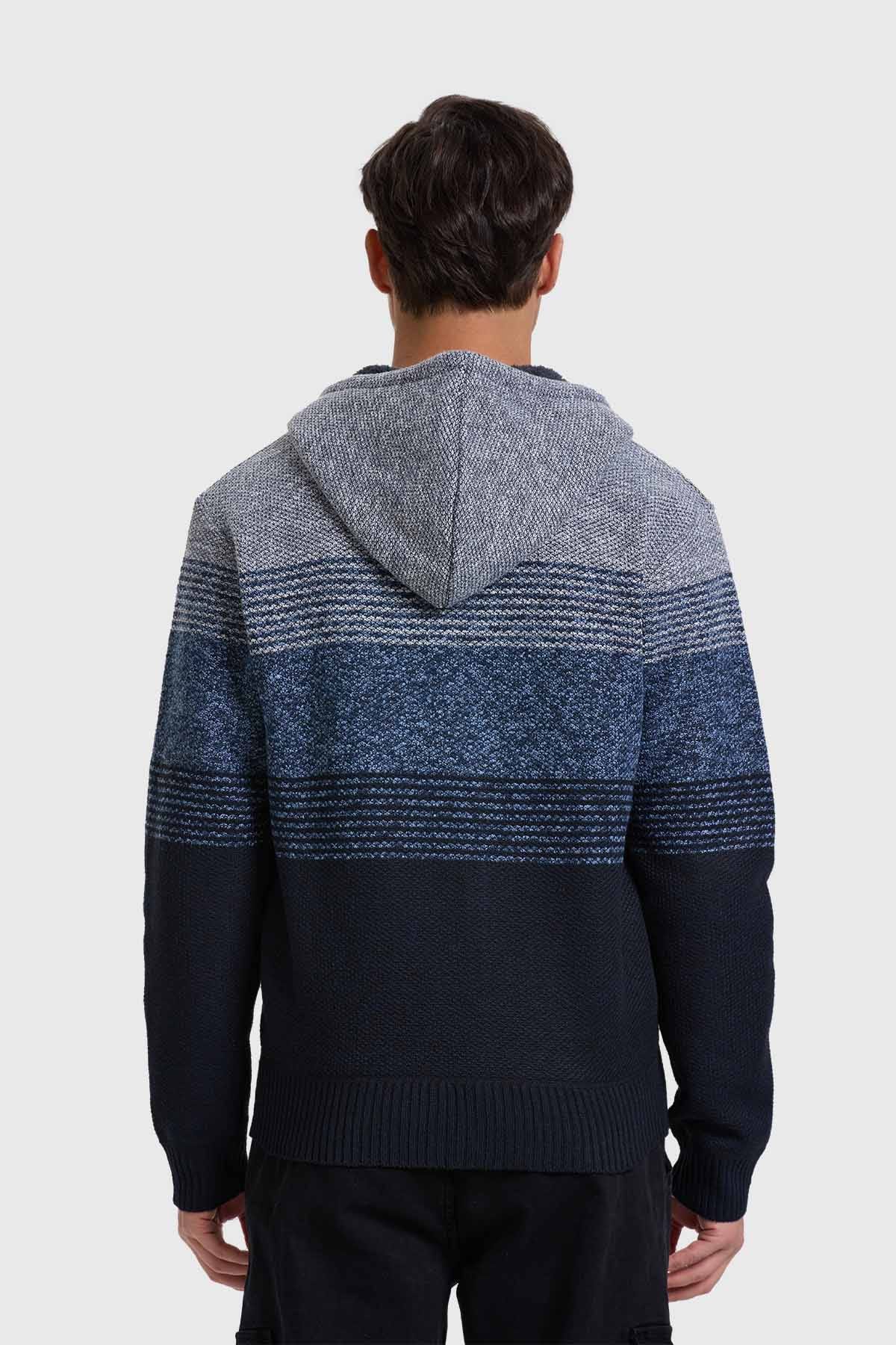 Sweater Hombre Bloque Gris - Image 4