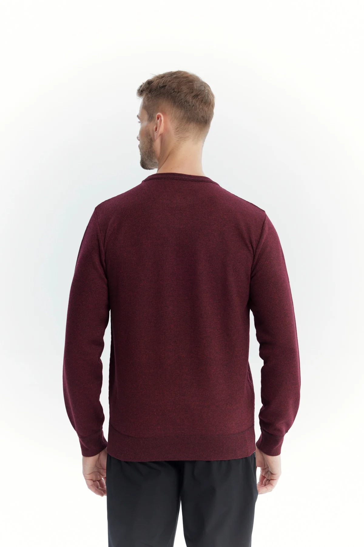 Sweater Hombre Regular Burdeo - Image 3