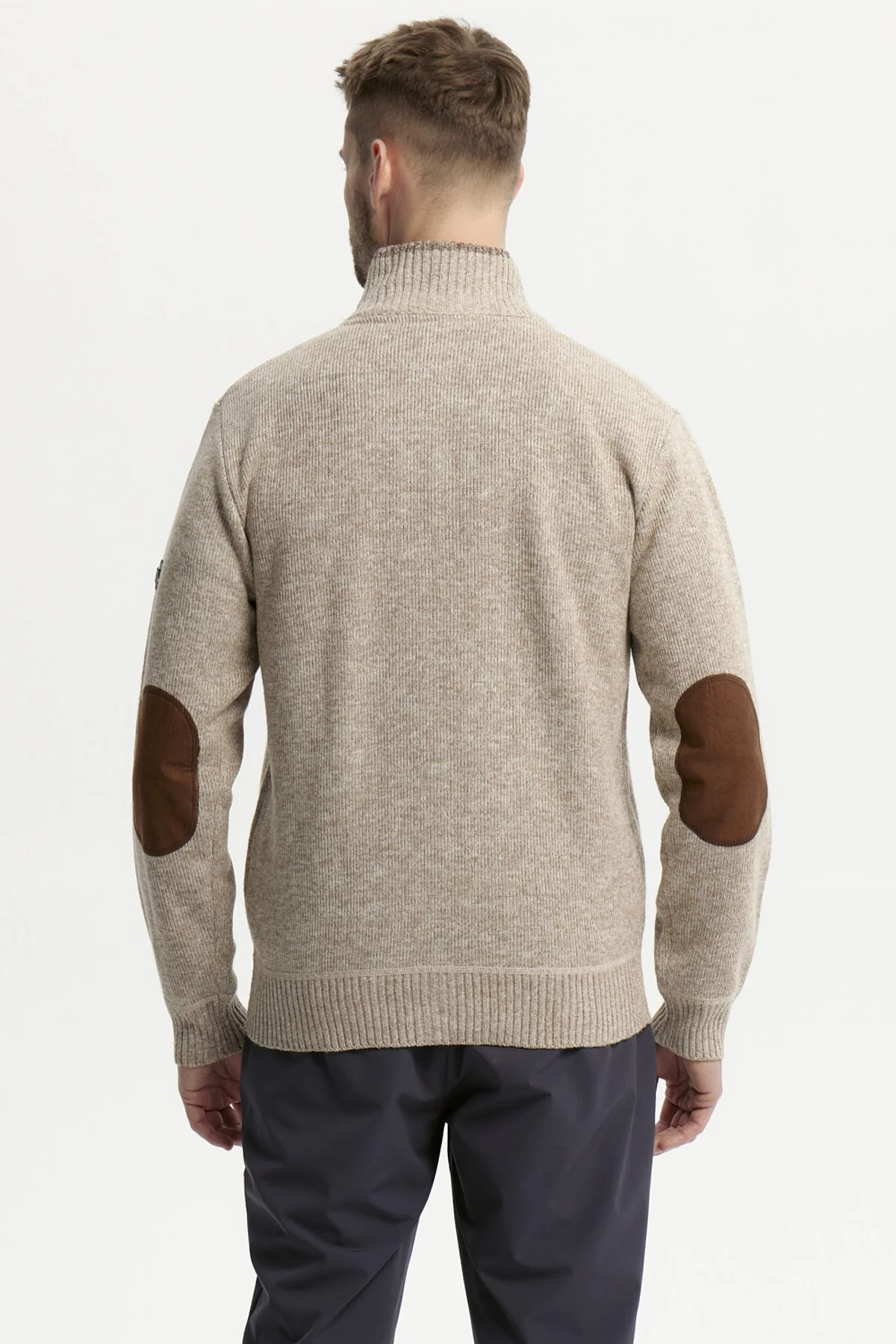 Sweater Hombre Slim Beige - Image 3