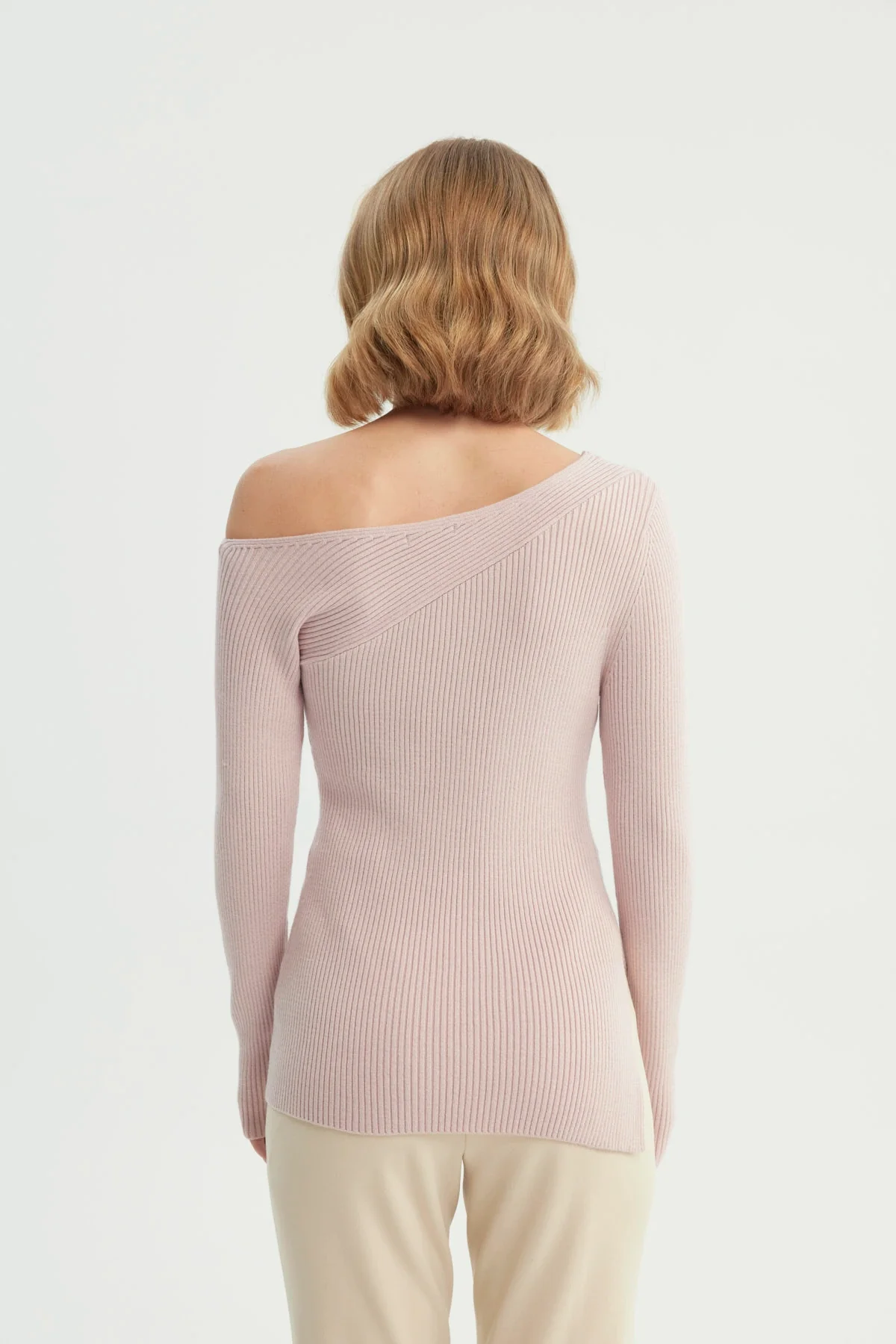 Sweater Mujer Bloques Rosado - Image 3