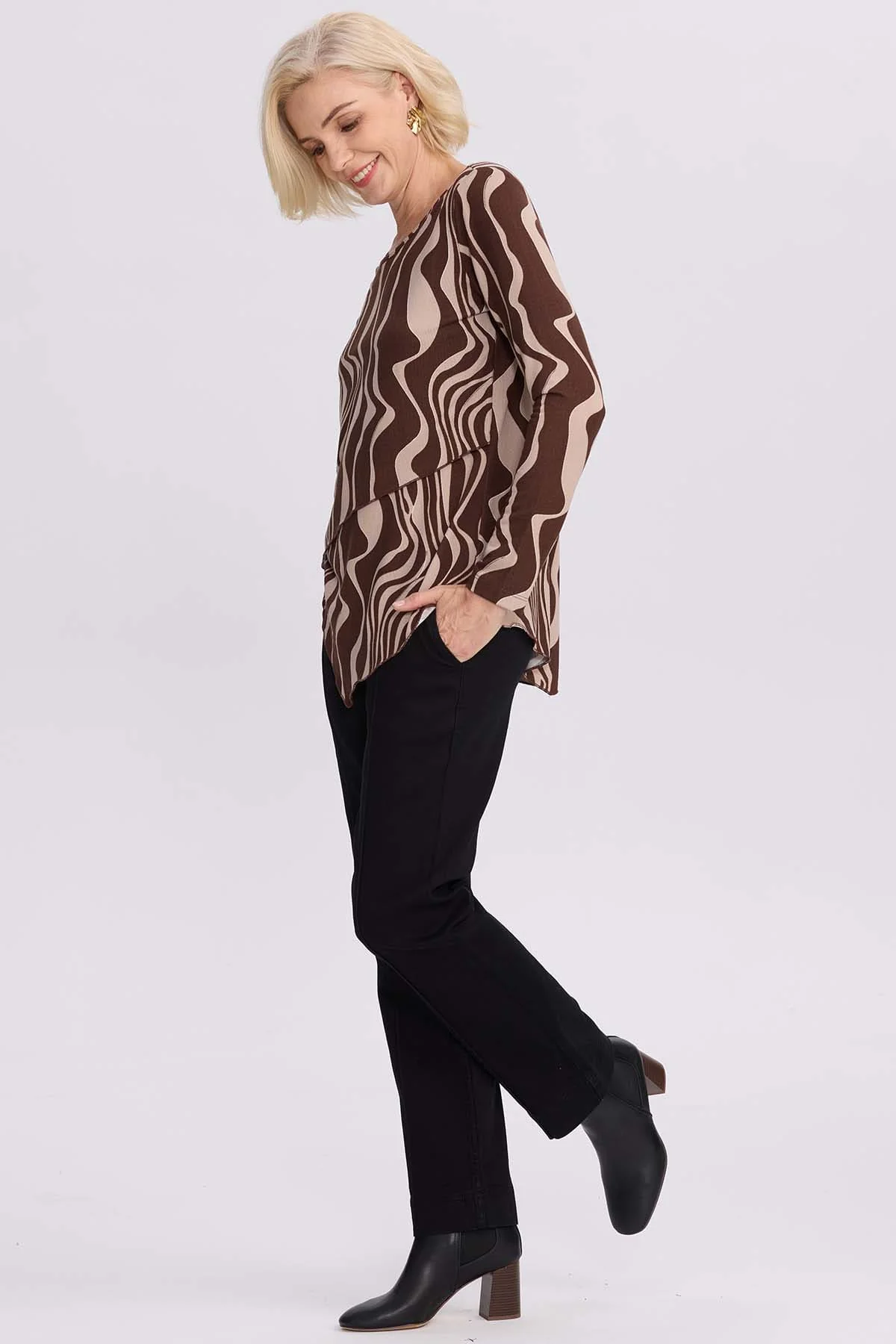 Sweater Mujer Casual Cafe - Image 4