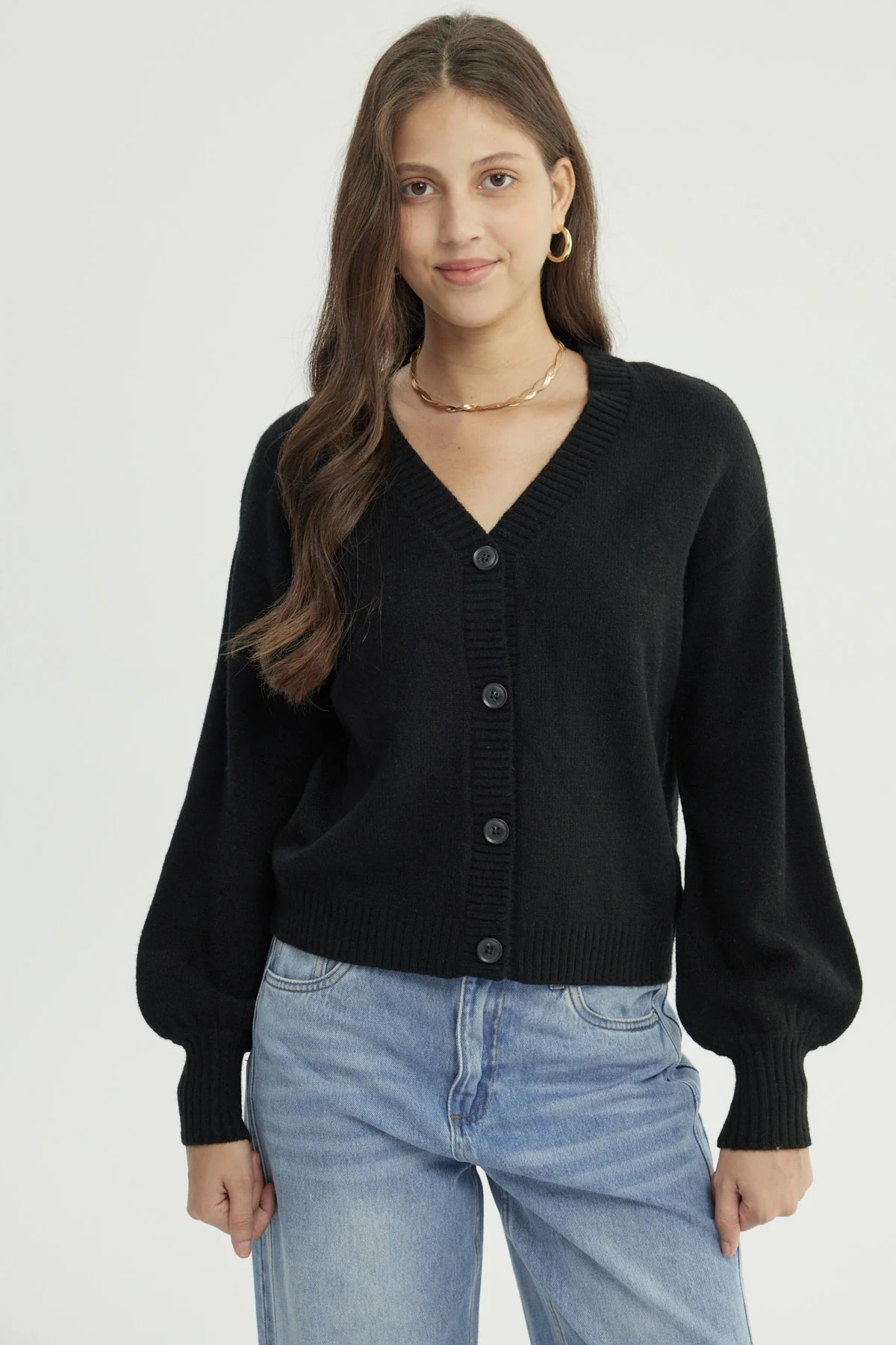 Sweater Mujer Clásico Negro