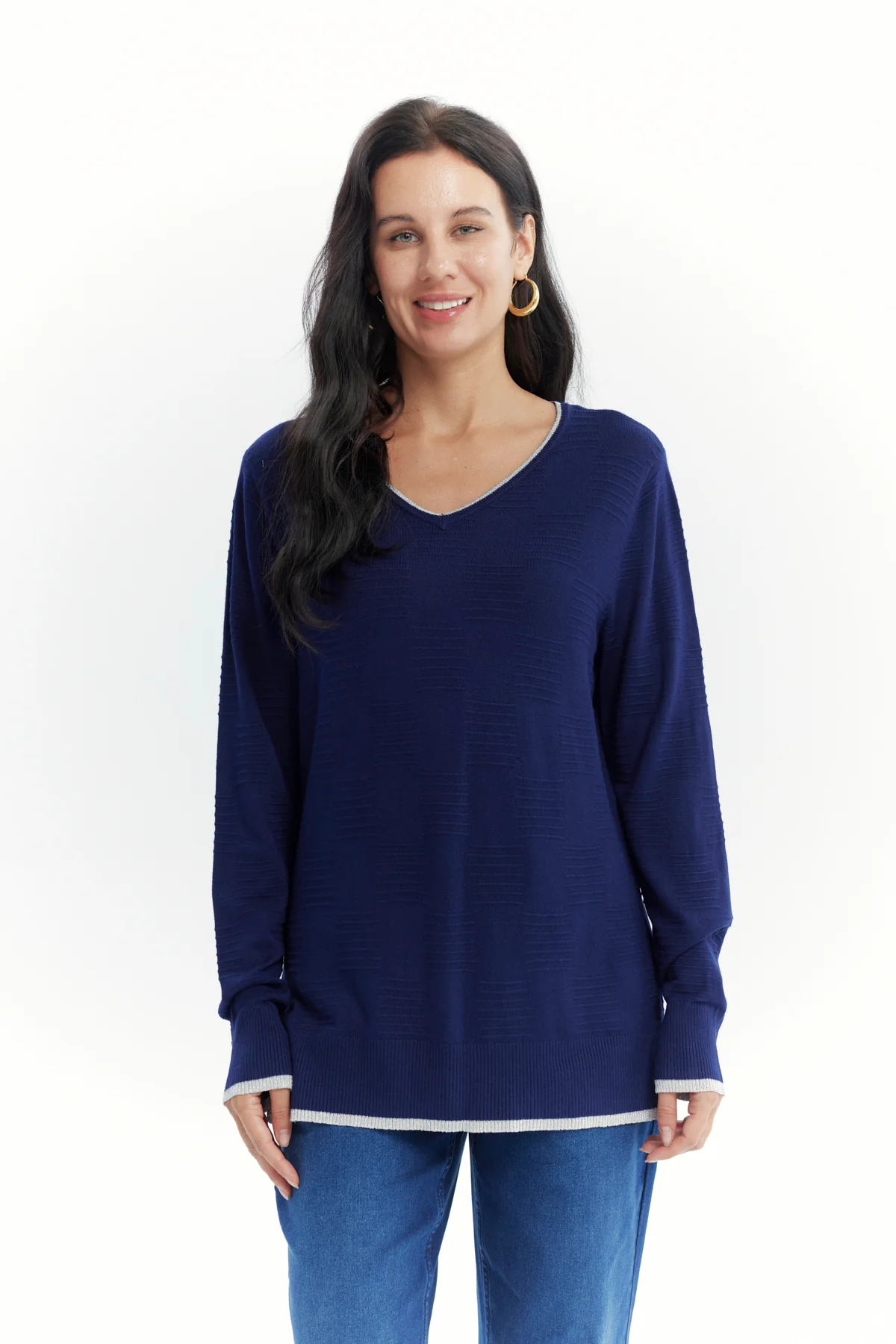 Sweater Mujer Classic Azul