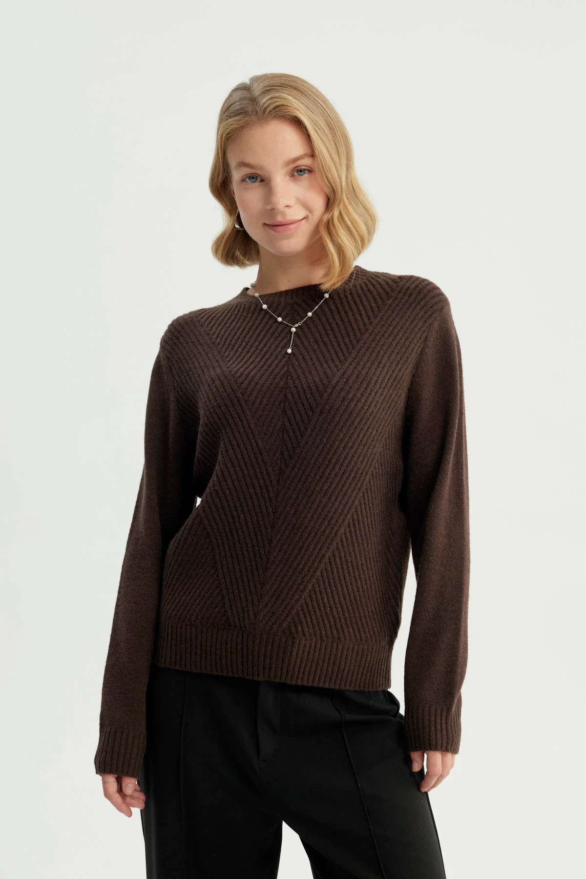 Sweater Mujer Classic Chocolate