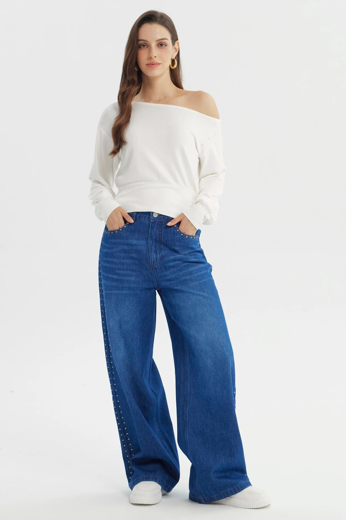 Sweater Mujer Classic Crudo - Image 4